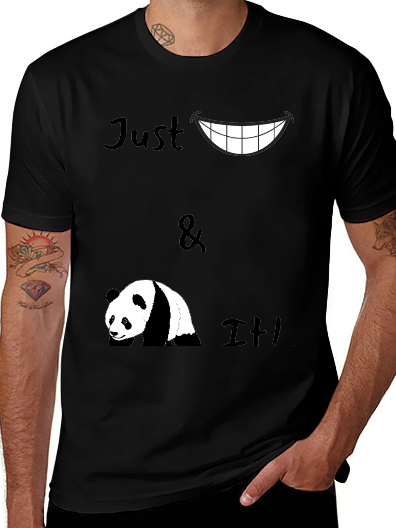 Funny Panda Graphic T-Shirt