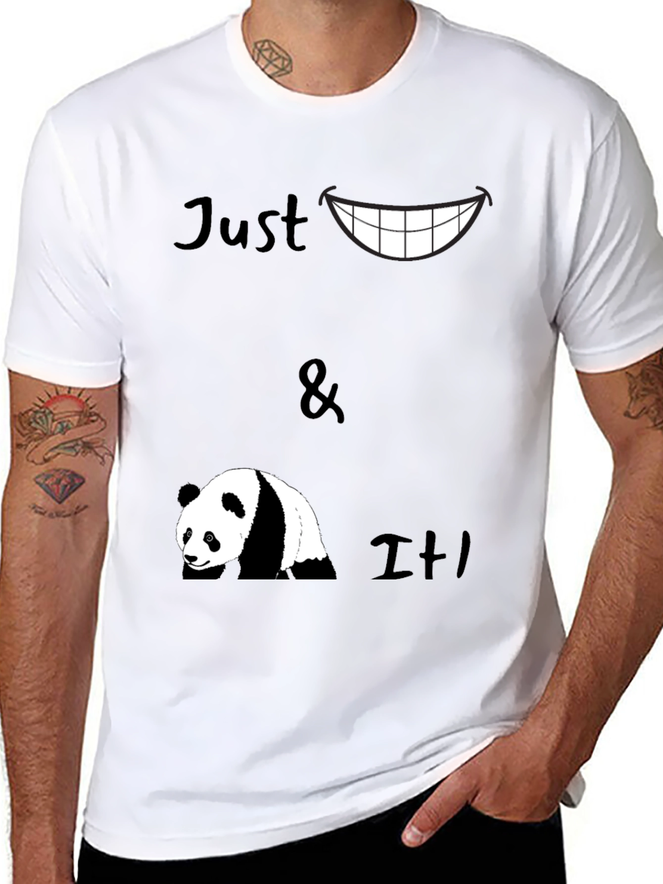 Funny Panda Graphic T-Shirt