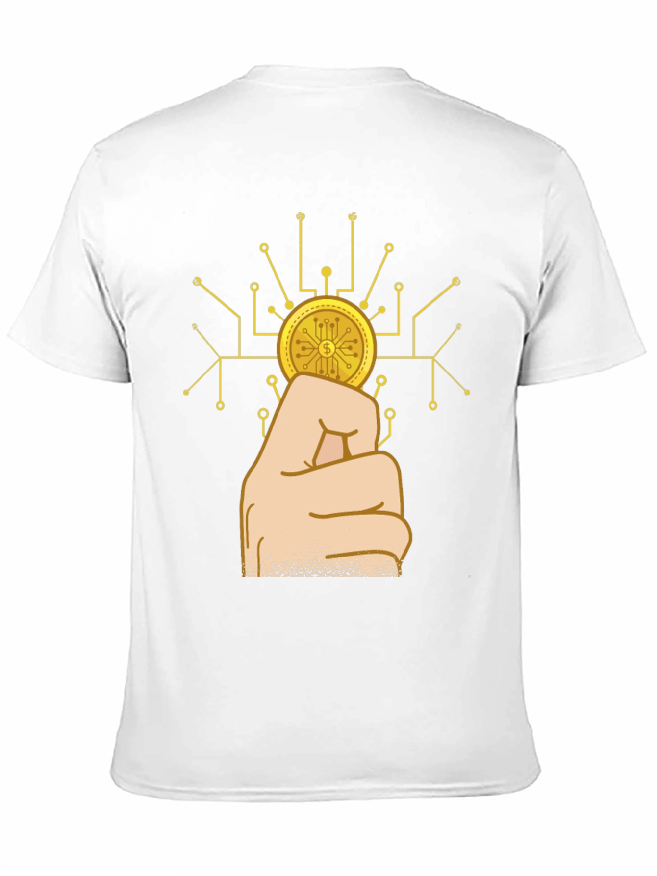 Crypto Coin Fist Black T-Shirt