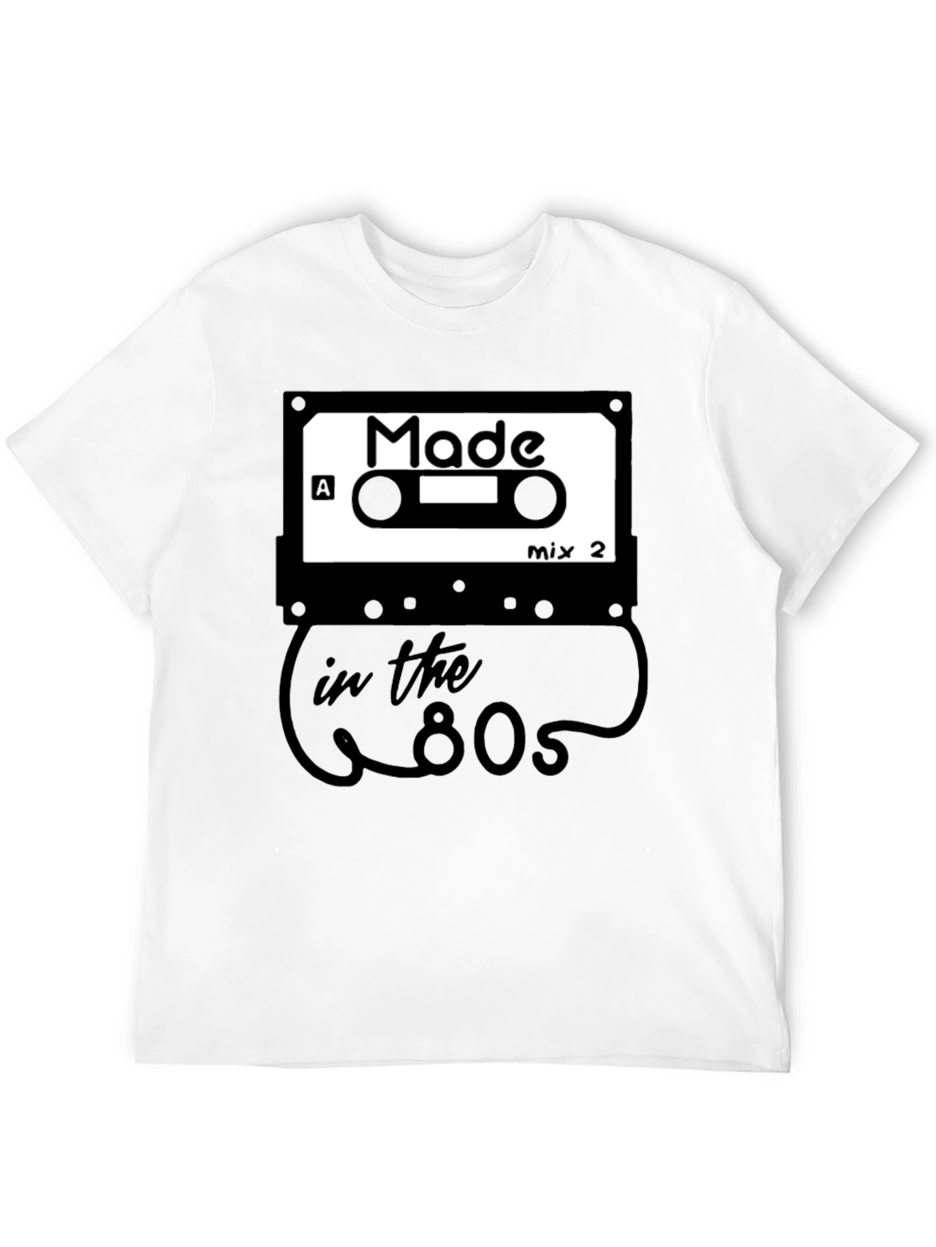 Made in the 80s Retro Cassette T-Shirt