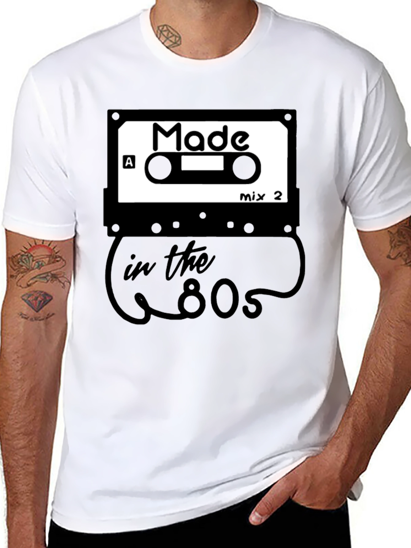 Made in the 80s Retro Cassette T-Shirt