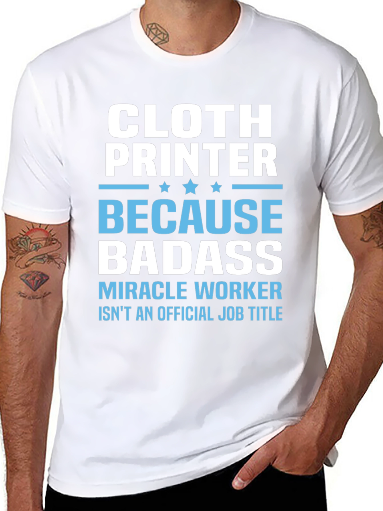 Cloth Printer Badass T-Shirt