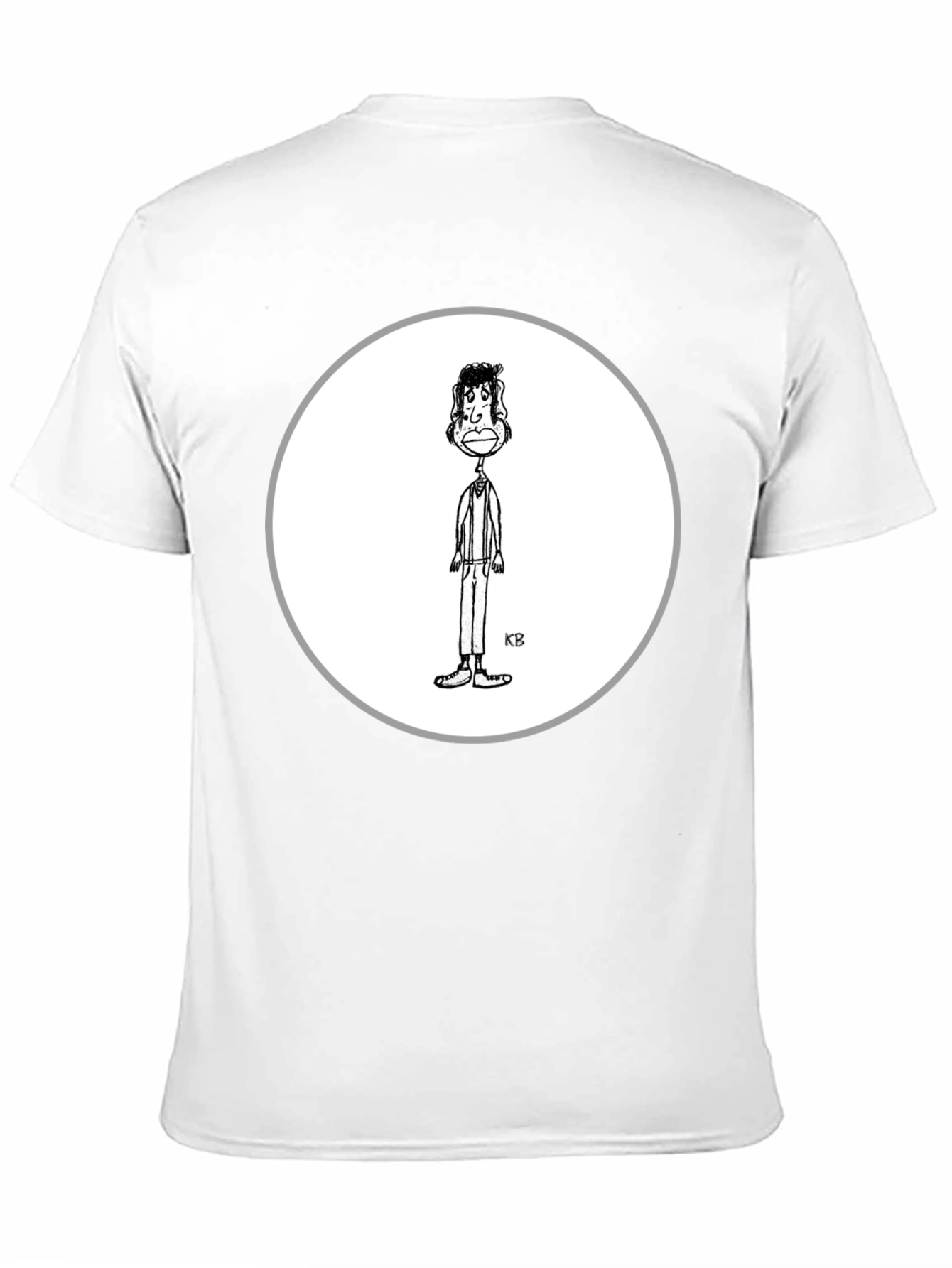 Cartoon Character Graphic Black T-Shirt