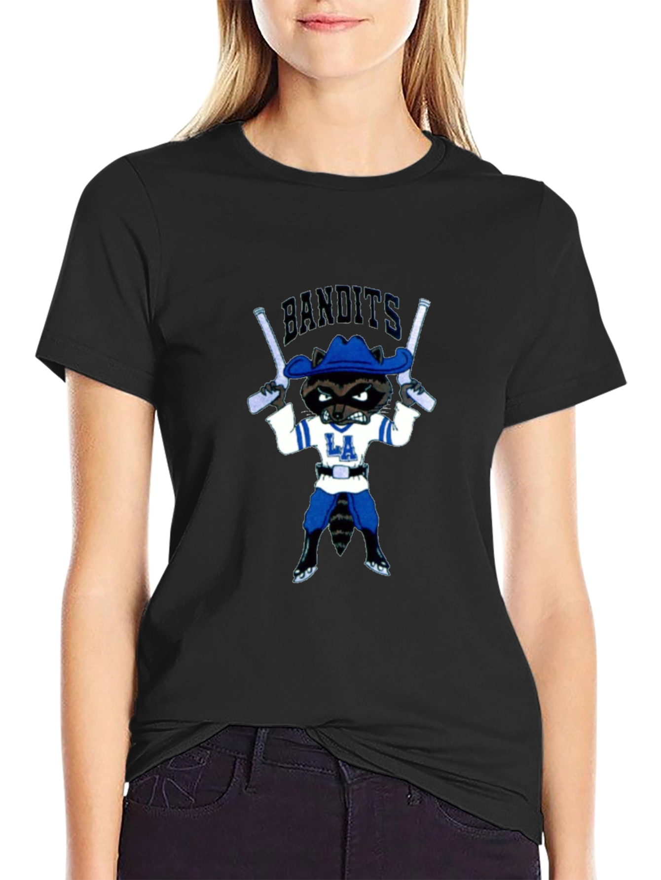Bandits Raccoon Graphic T-Shirt