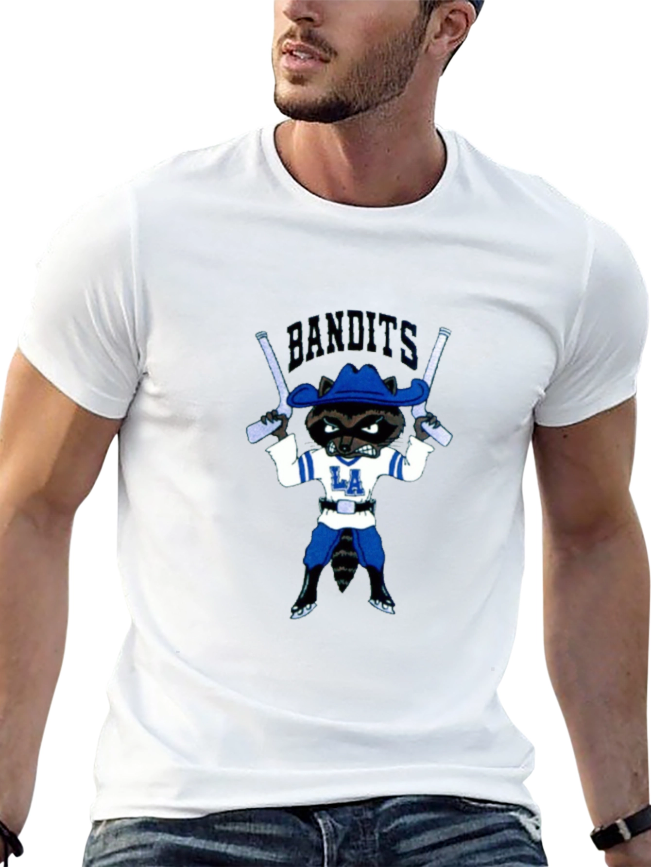 Bandits Raccoon Graphic T-Shirt