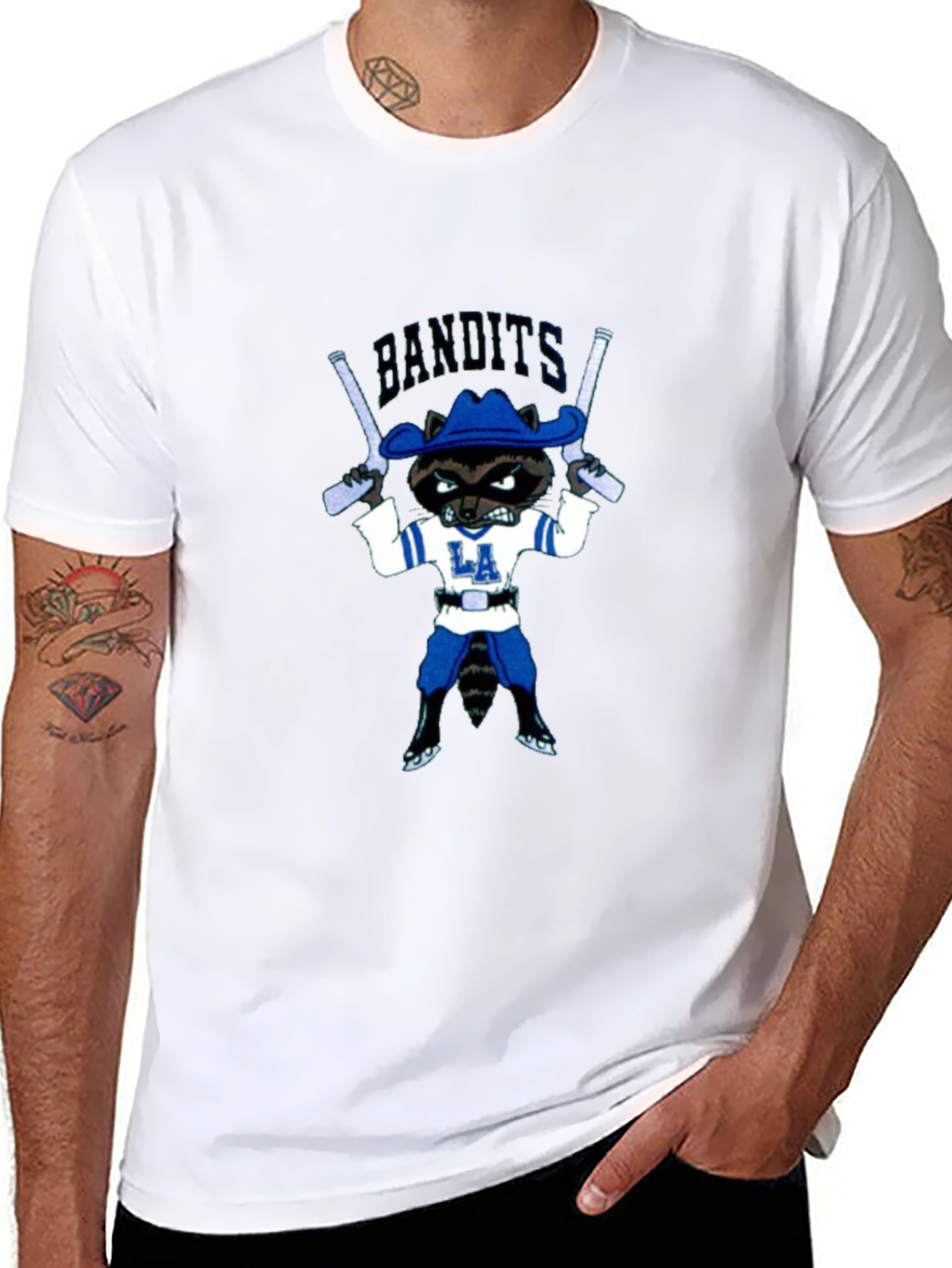 Bandits Raccoon Graphic T-Shirt