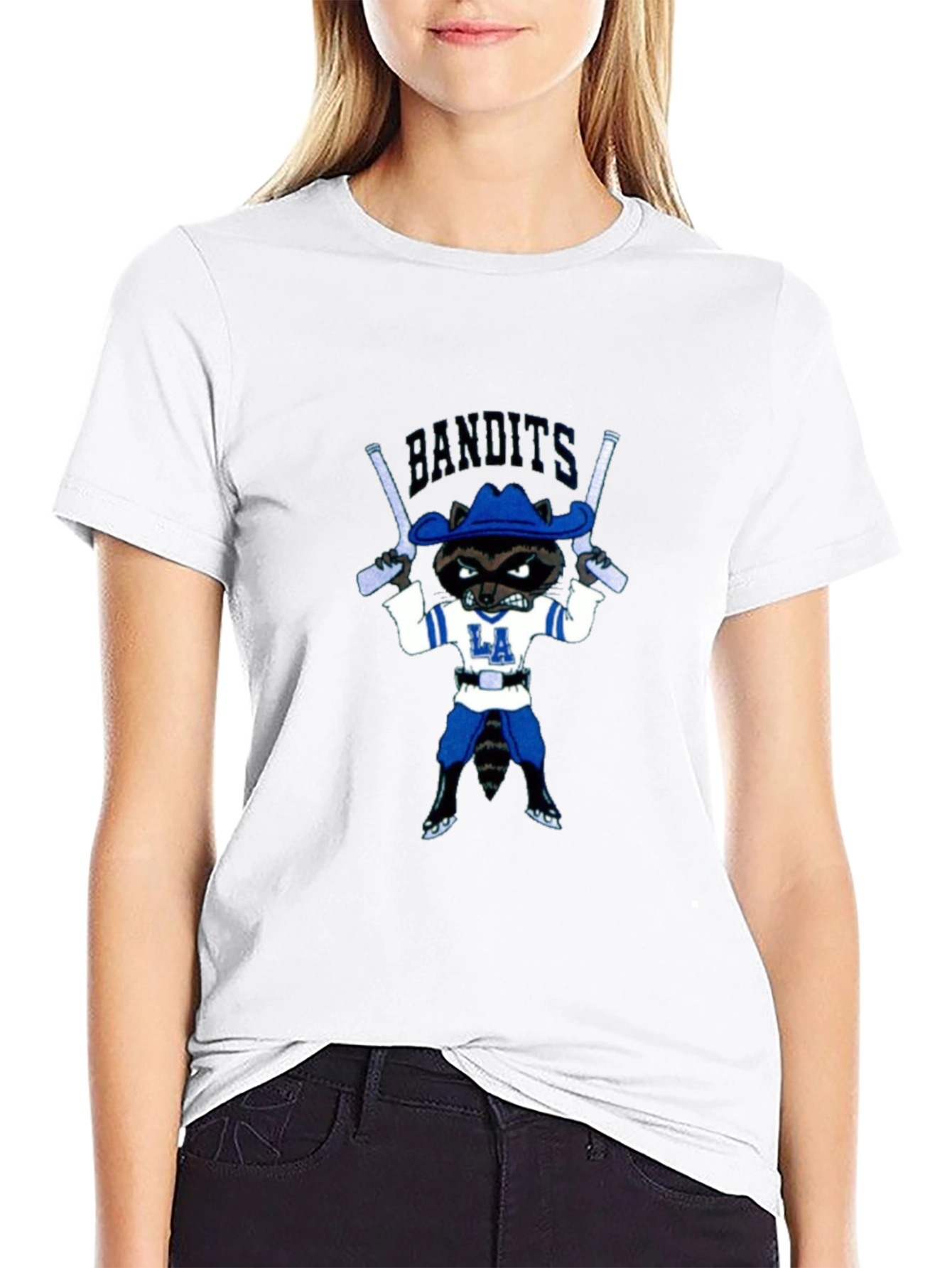 Bandits Raccoon Graphic T-Shirt
