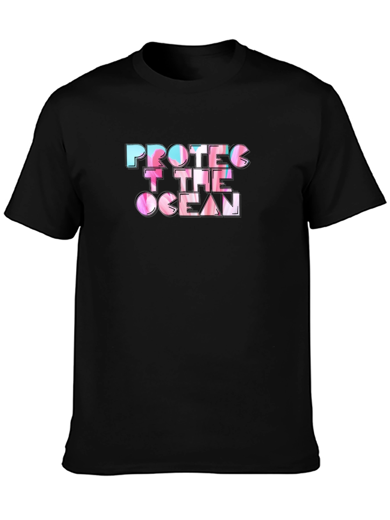 Protect The Ocean Black T-Shirt