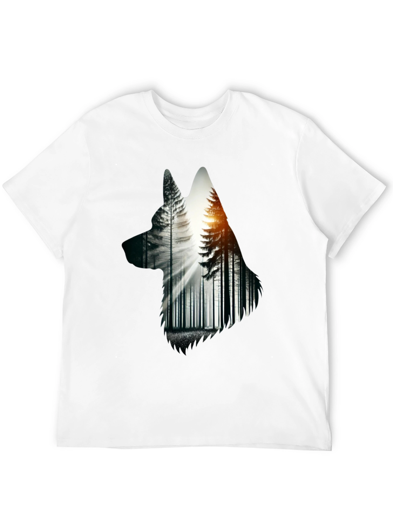 Nature Wolf Silhouette Tee