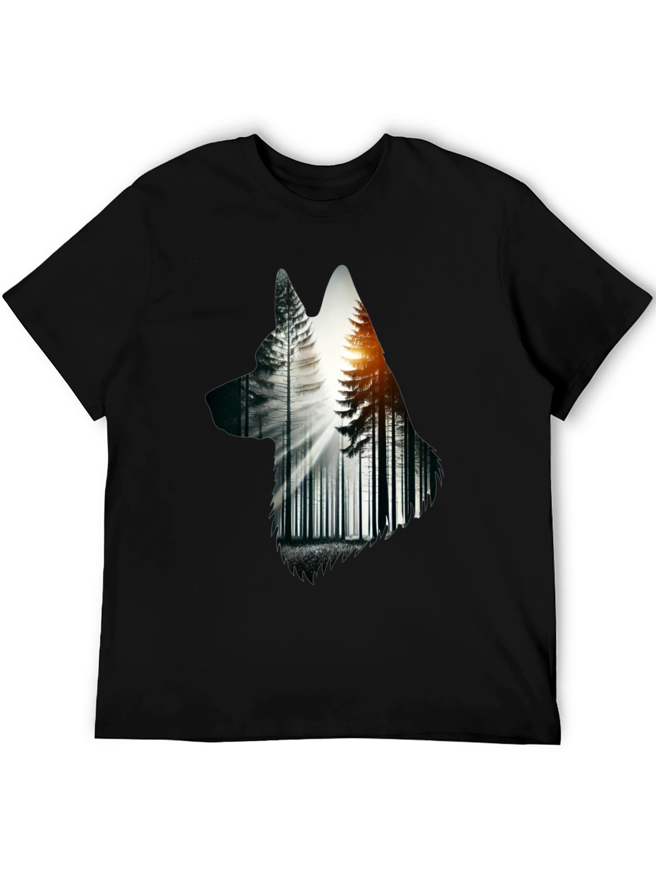 Nature Wolf Silhouette Tee