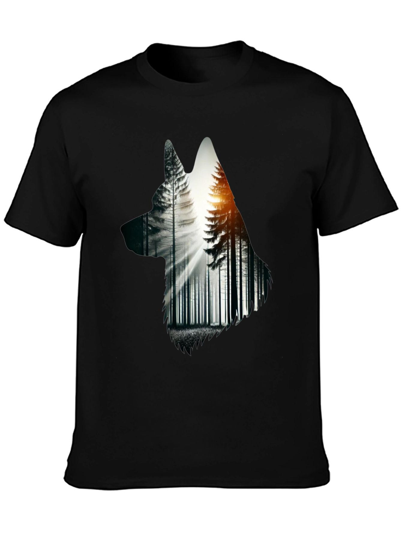 Nature Wolf Silhouette Tee