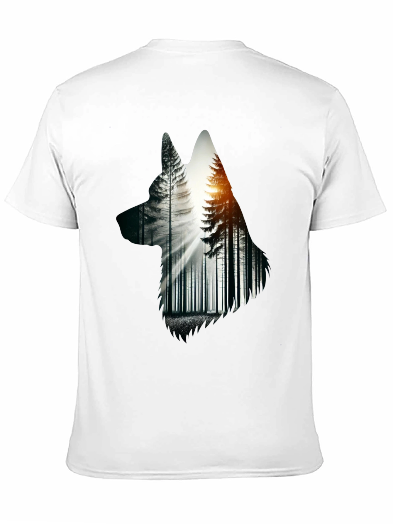 Nature Wolf Silhouette Tee