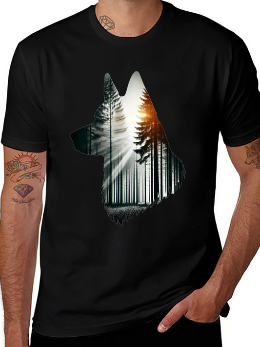 Nature Wolf Silhouette Tee