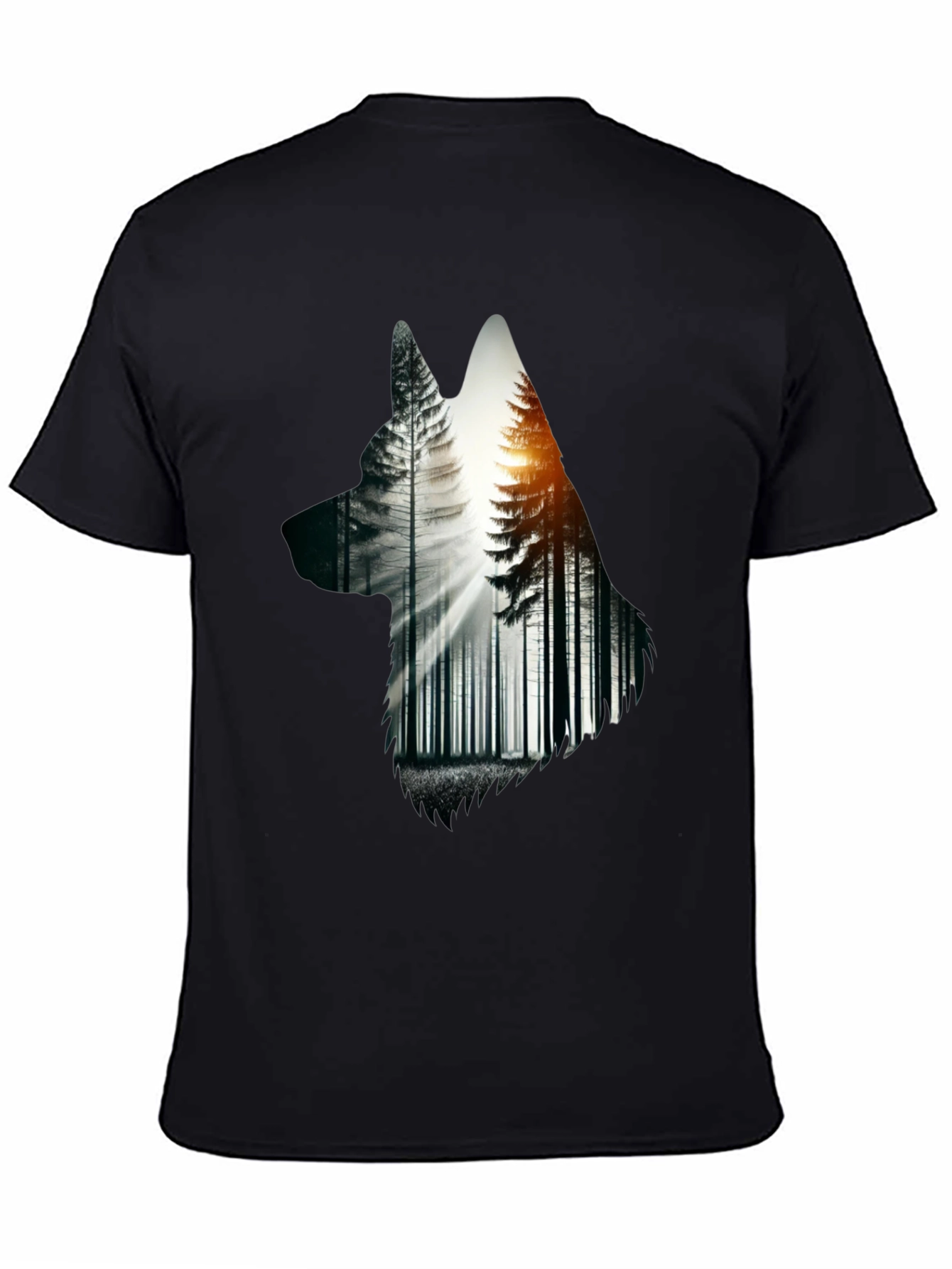 Nature Wolf Silhouette Tee