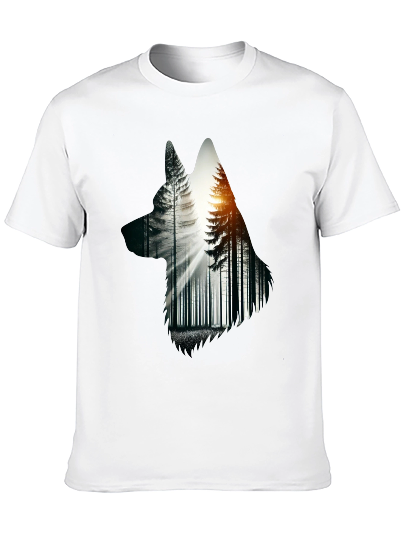 Nature Wolf Silhouette Tee