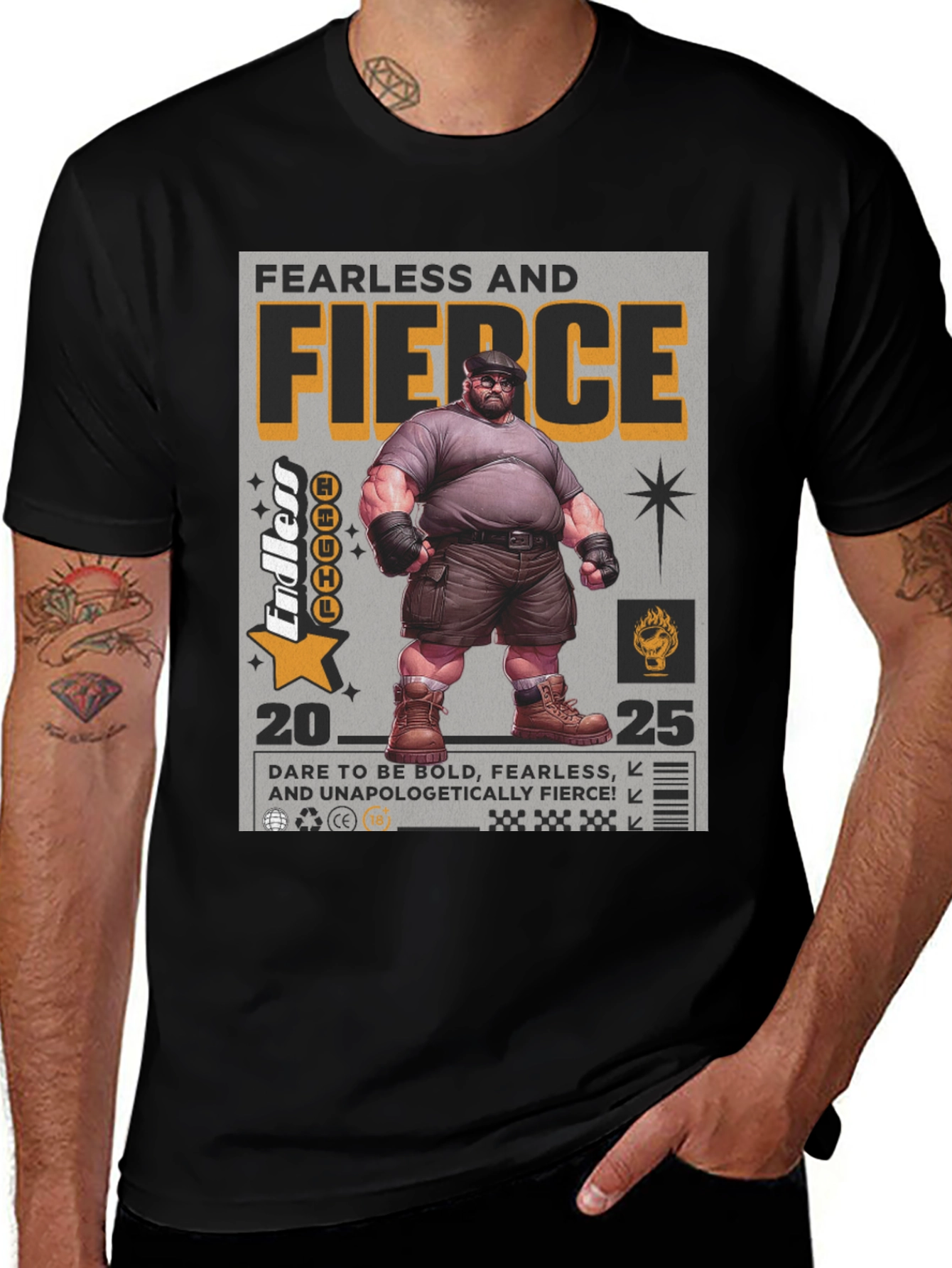 Fearless & Fierce Graphic Tee