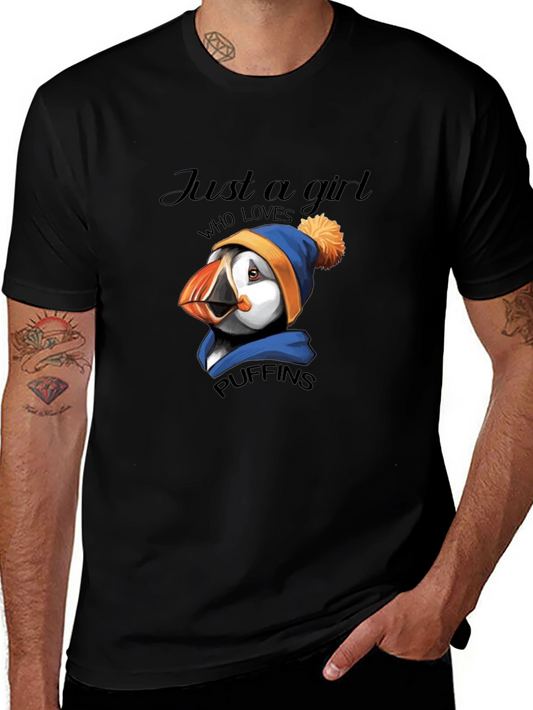 Just A Girl Who Loves Puffins T-Shirt