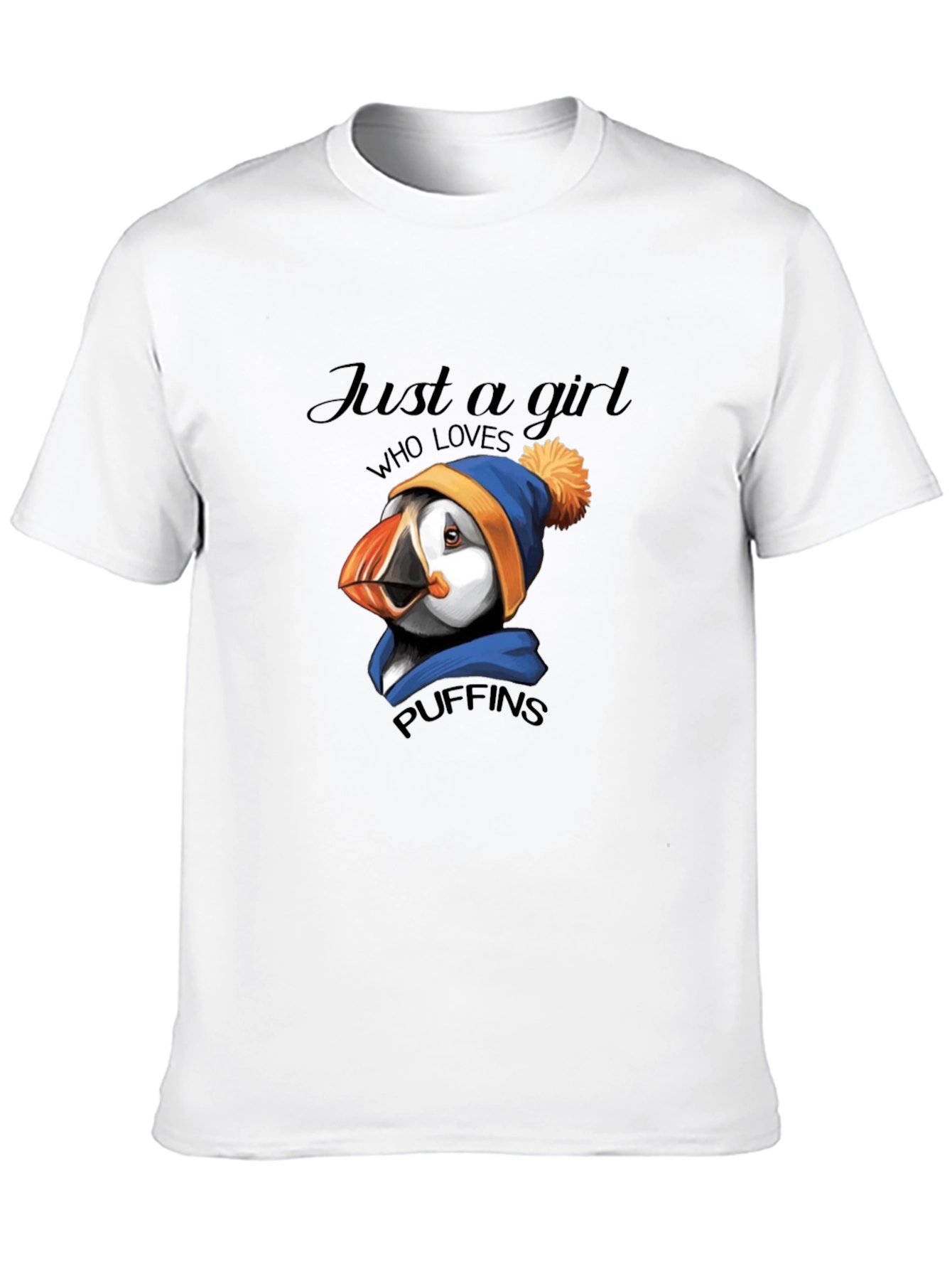 Just A Girl Who Loves Puffins T-Shirt
