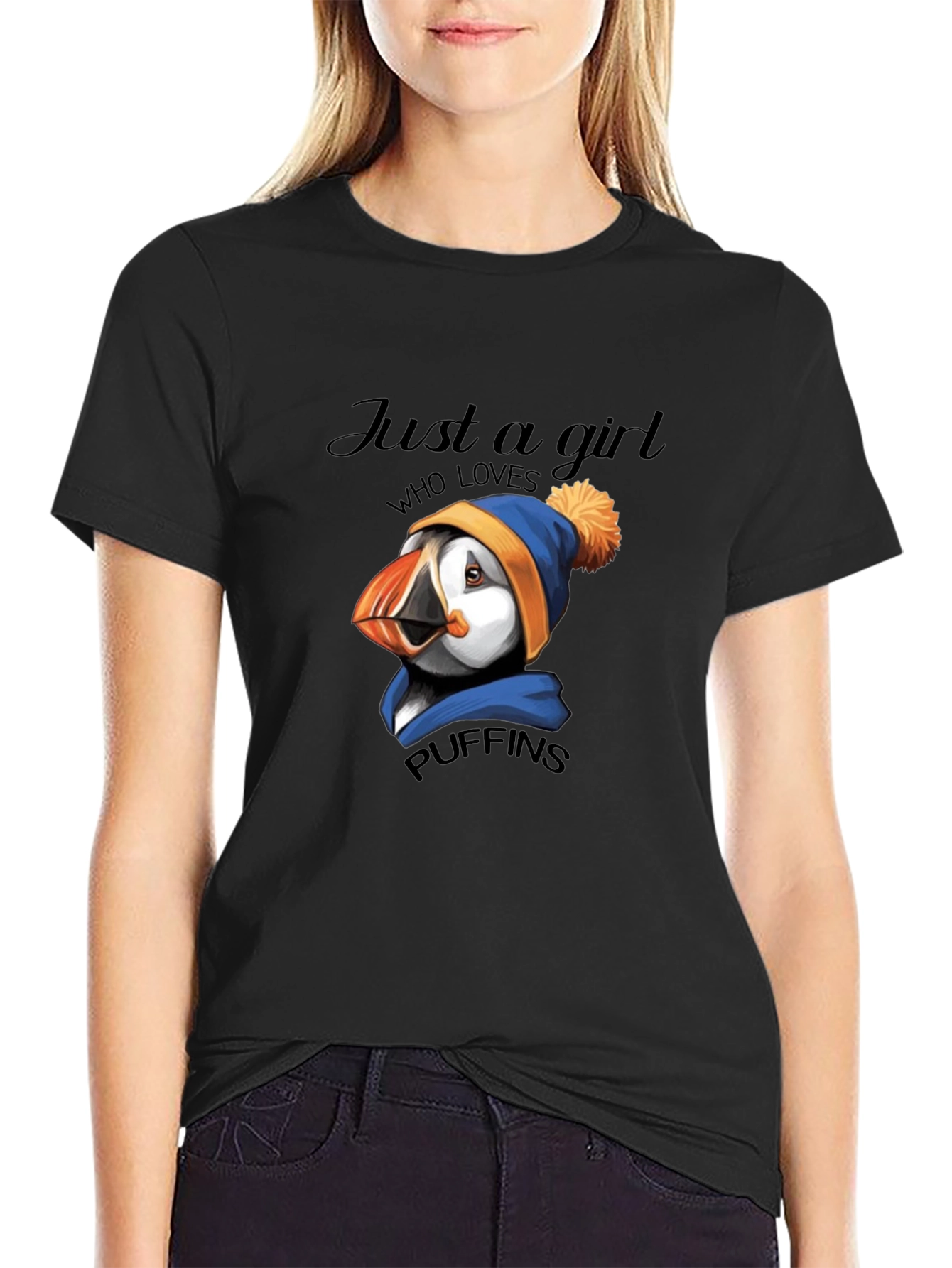 Just A Girl Who Loves Puffins T-Shirt