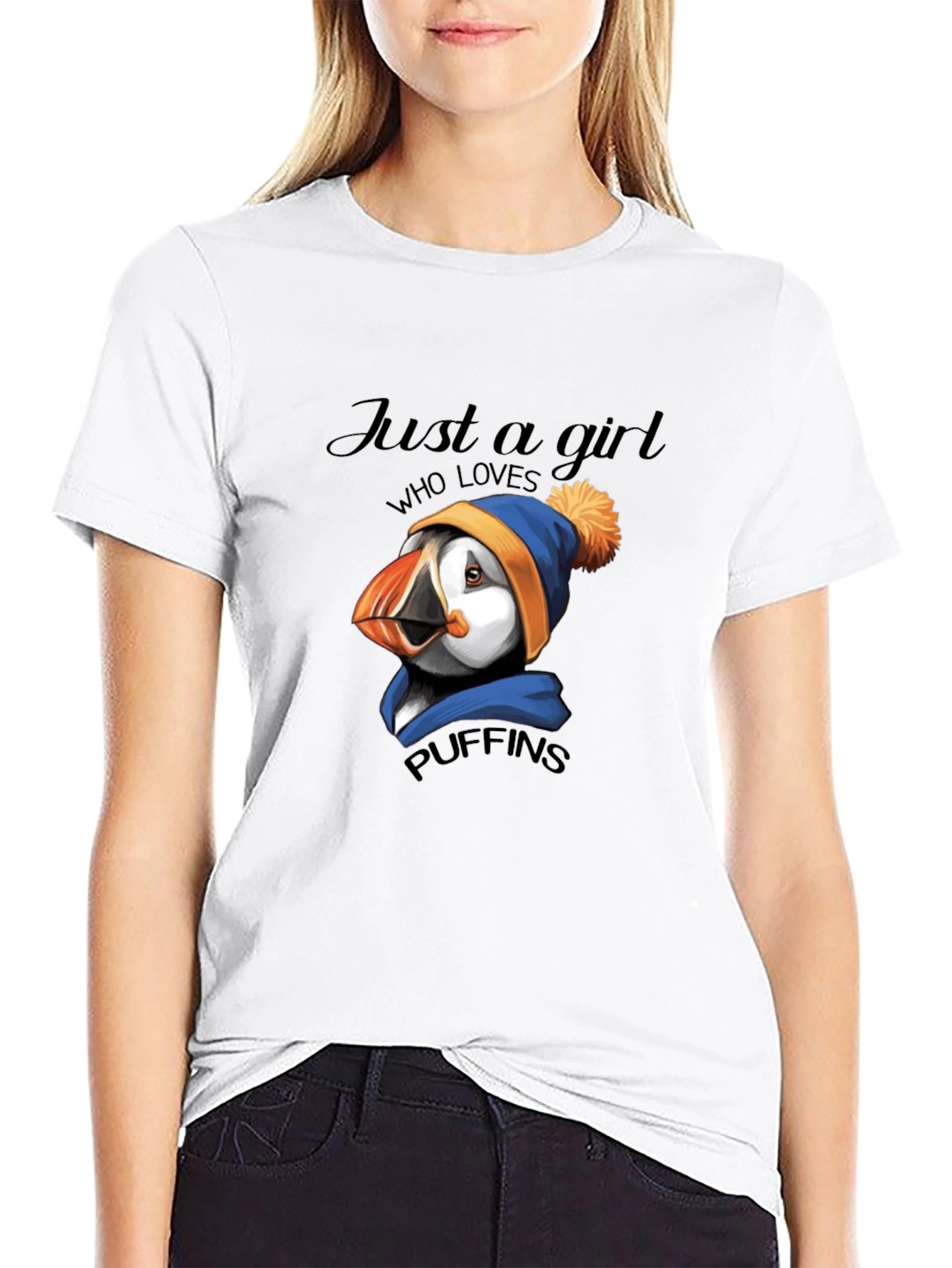 Just A Girl Who Loves Puffins T-Shirt