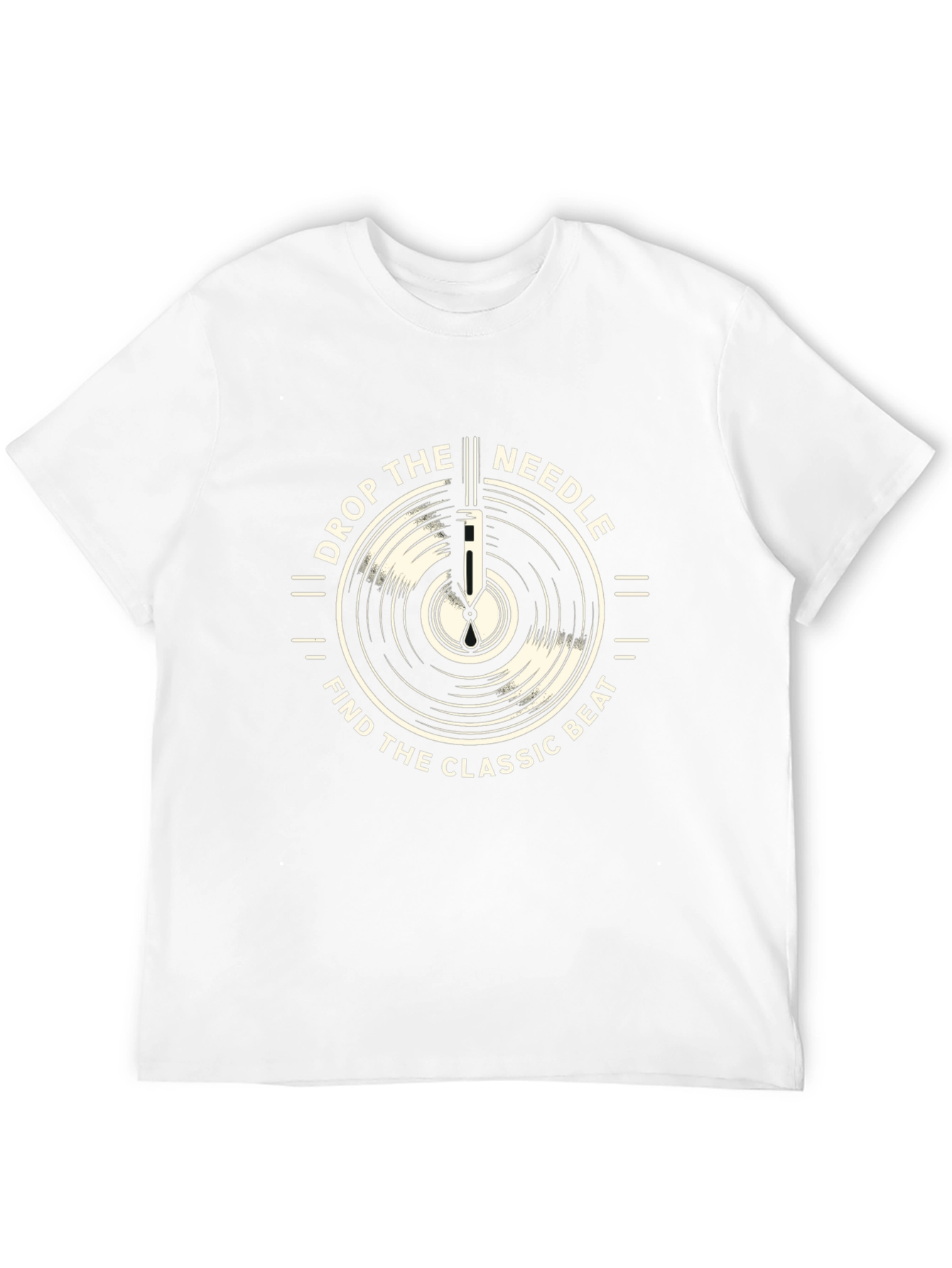 Drop the Needle Classic Beat Black T-Shirt