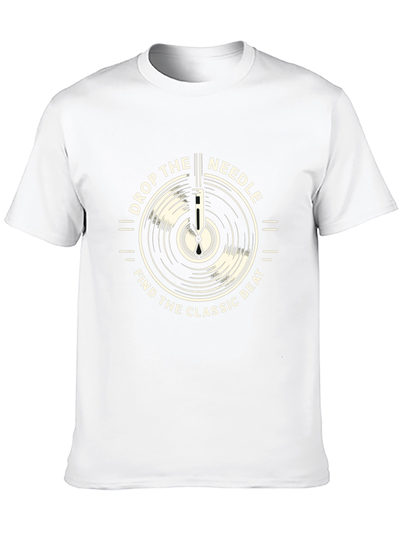 Drop the Needle Classic Beat Black T-Shirt