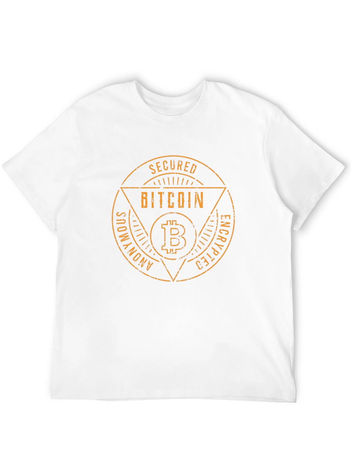 Secured Bitcoin Anonymous Encrypted Black T-Shirt