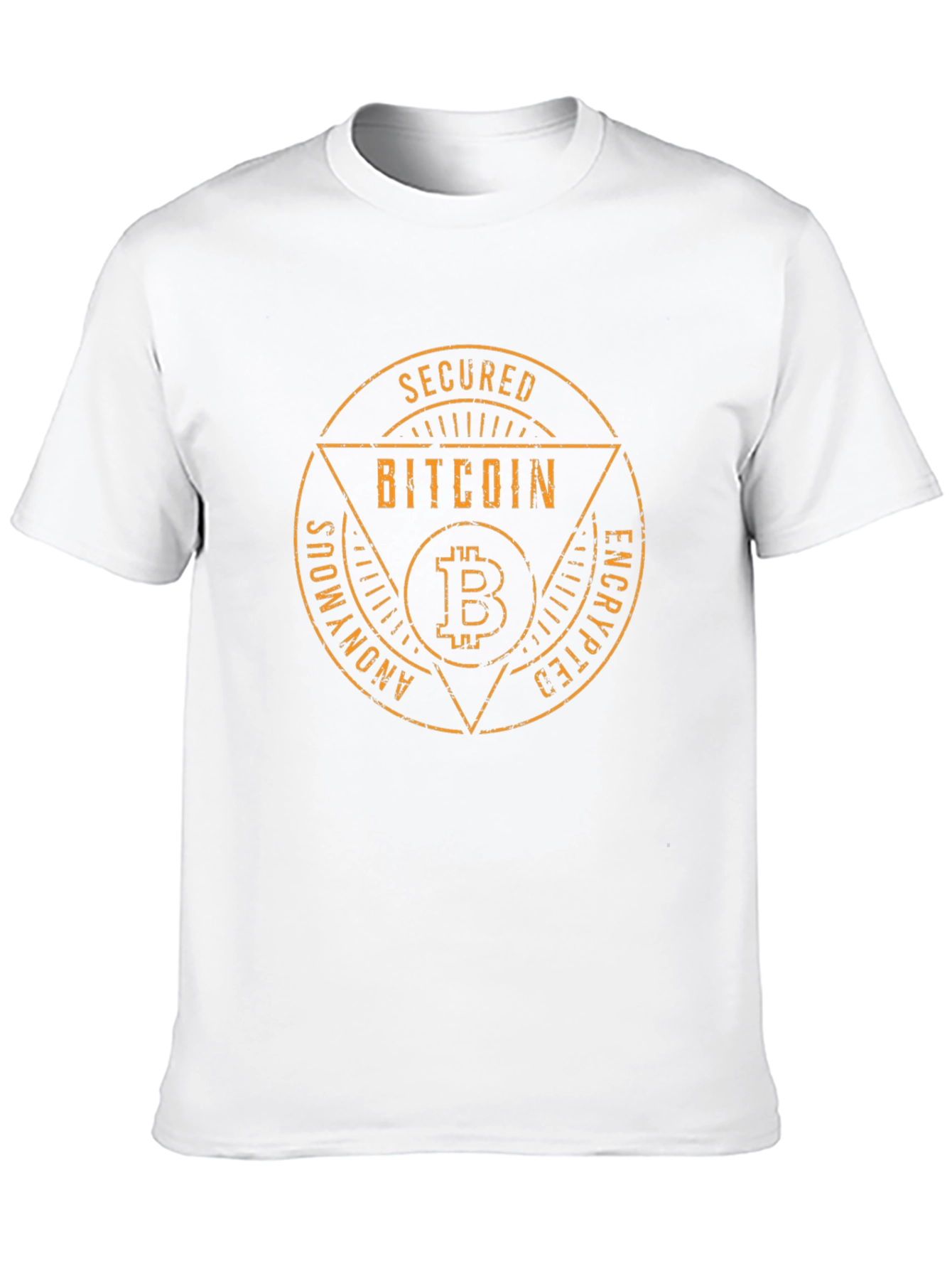 Secured Bitcoin Anonymous Encrypted Black T-Shirt