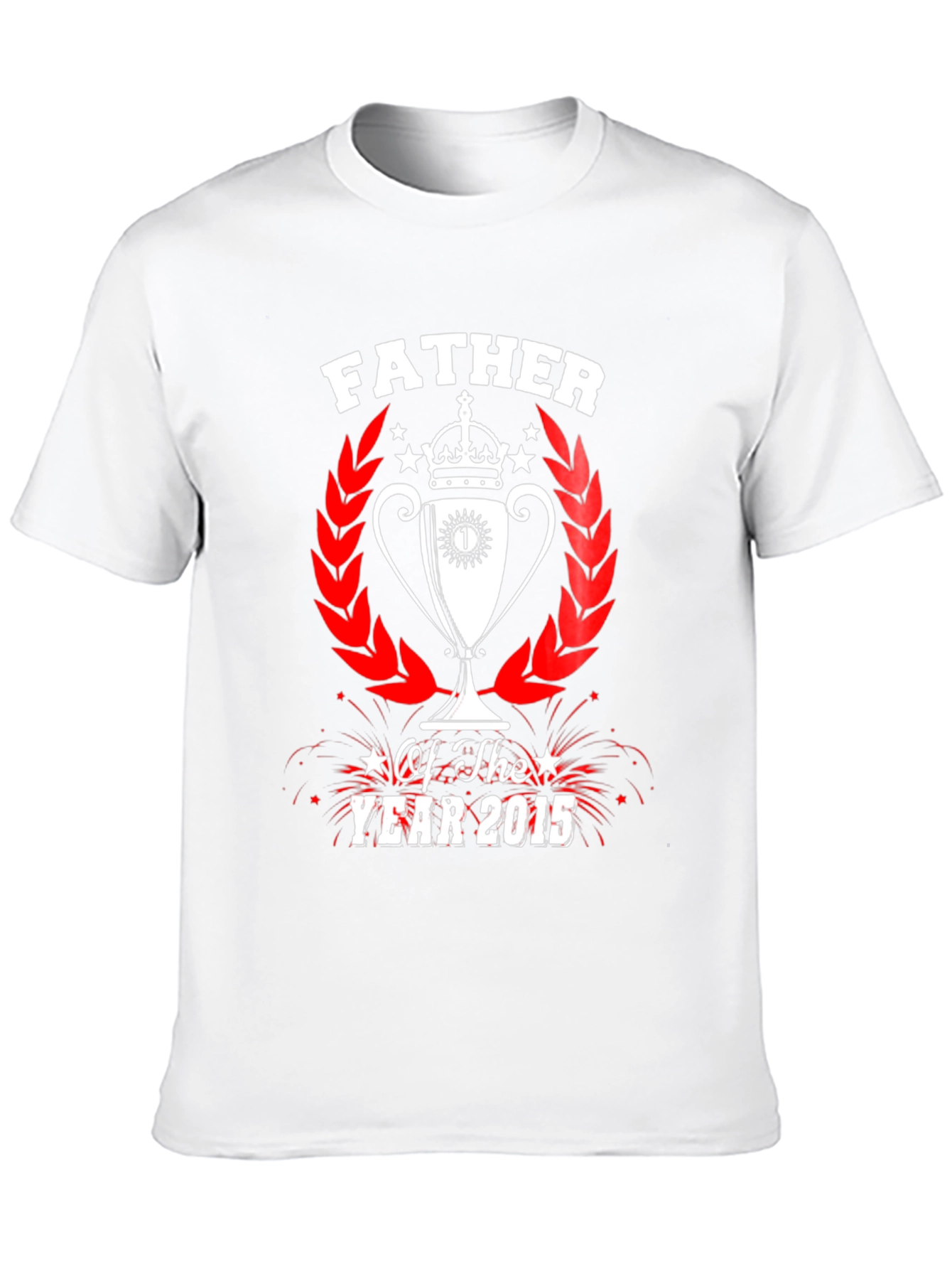 Father of the Year 2015 Graphic Tee - Black