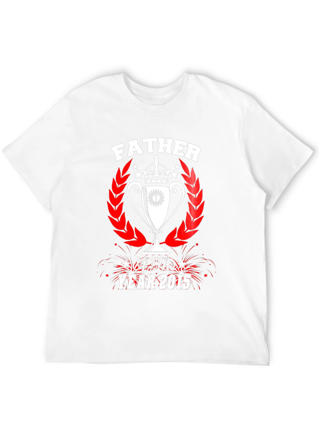 Father of the Year 2015 Graphic Tee - Black