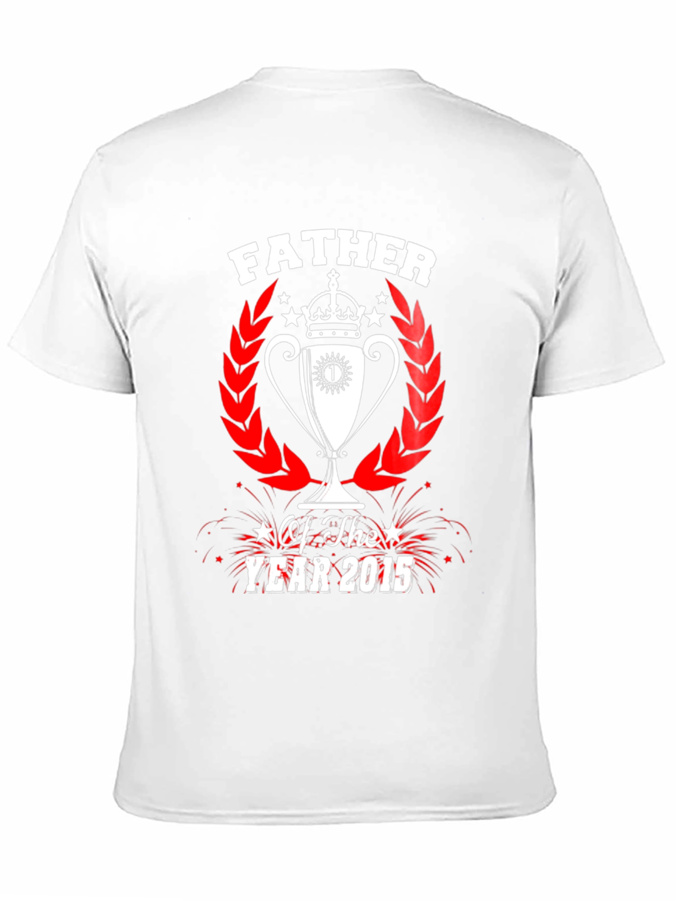 Father of the Year 2015 Graphic Tee - Black