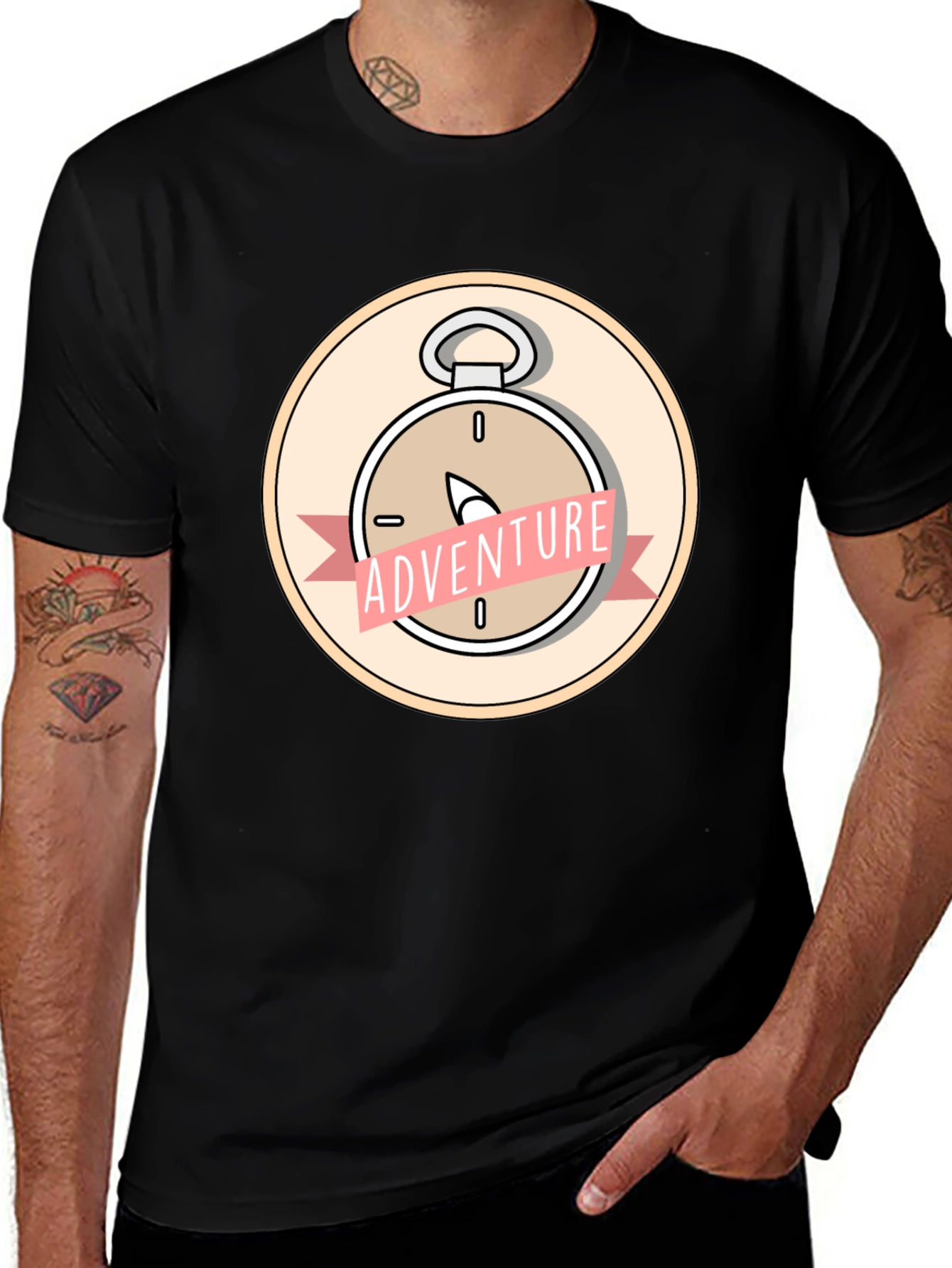 Adventure Compass Graphic T-Shirt - Unisex