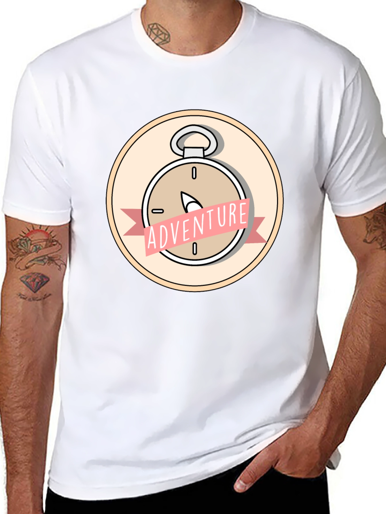 Adventure Compass Graphic T-Shirt - Unisex