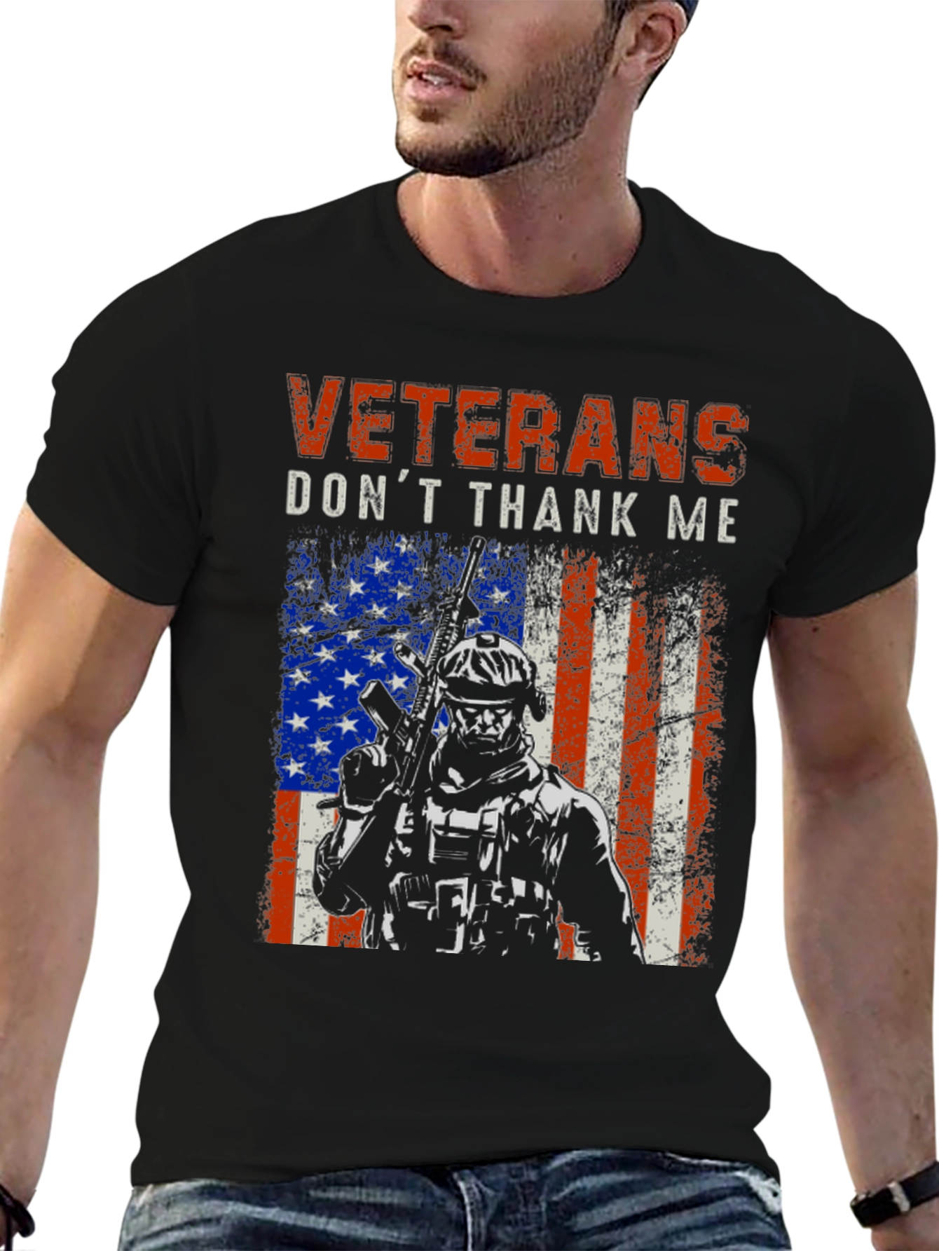 Veterans Dont Thank Me T-Shirt