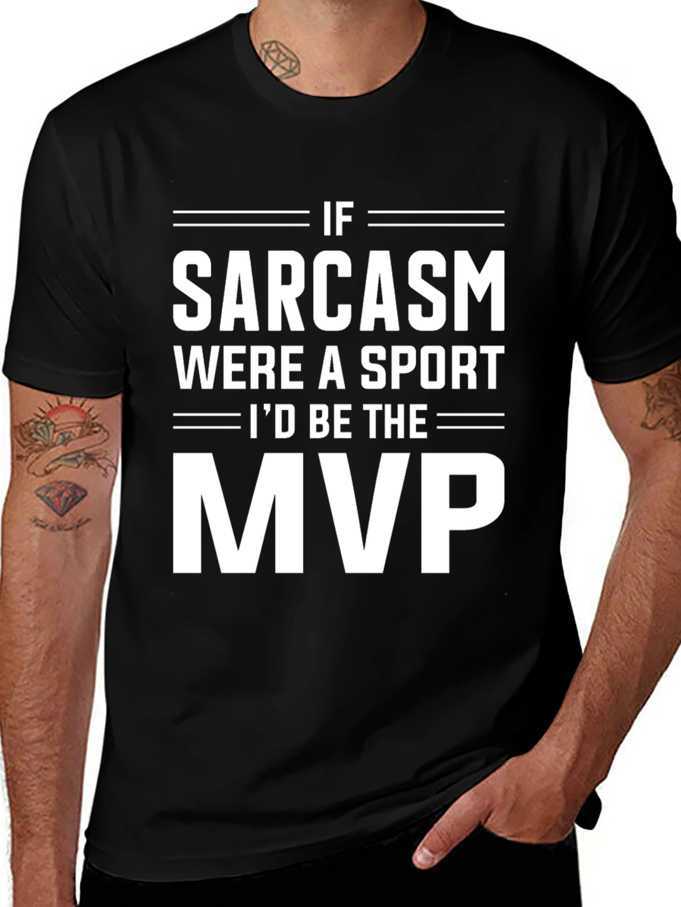 Sarcasm MVP Graphic Tee - Funny Humor T-Shirt