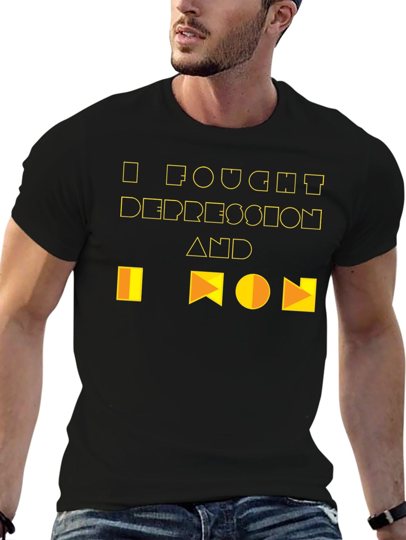 I Fought Depression Graphic Tee