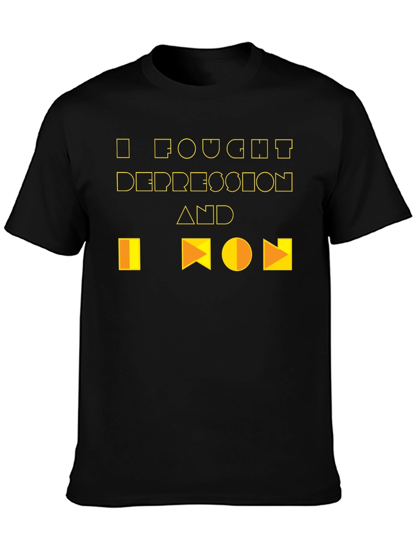 I Fought Depression Graphic Tee