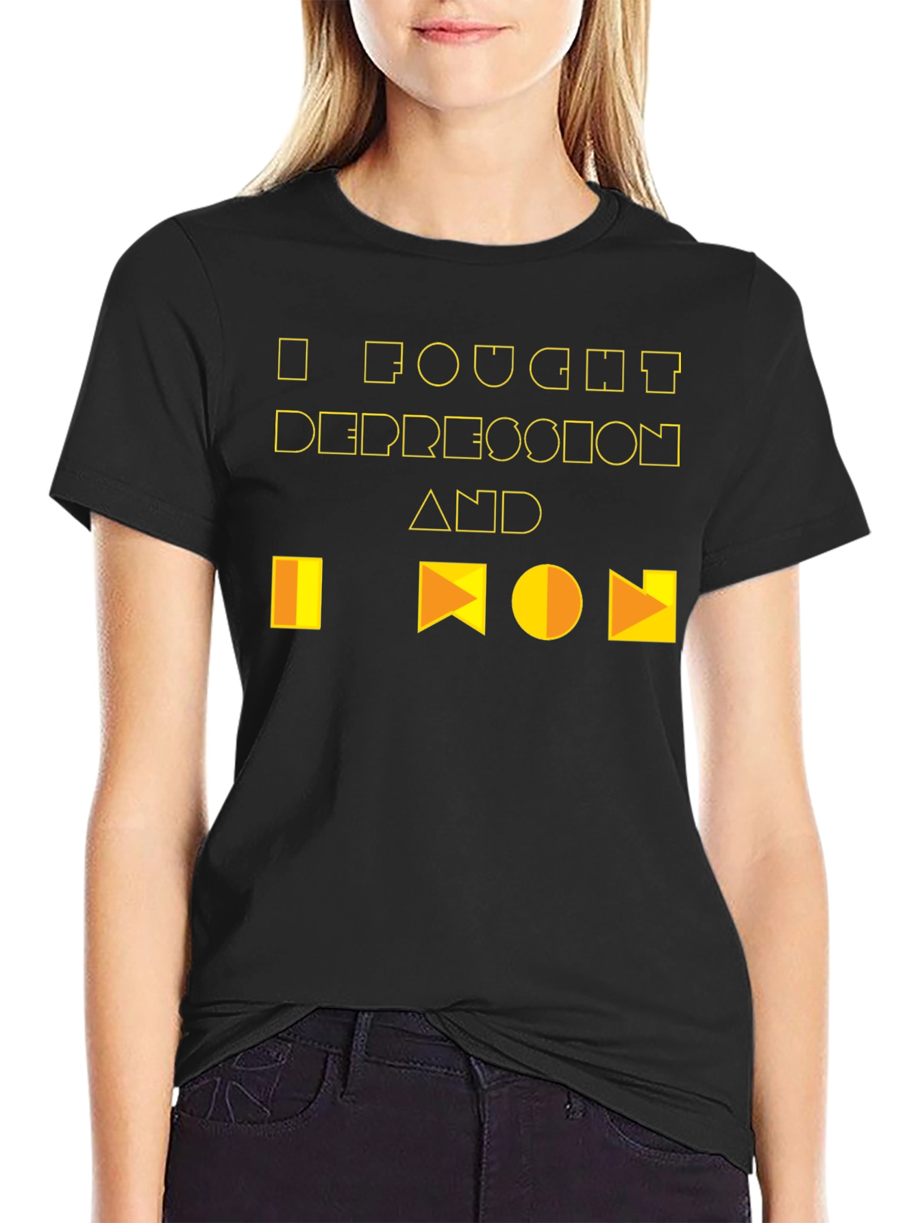 I Fought Depression Graphic Tee