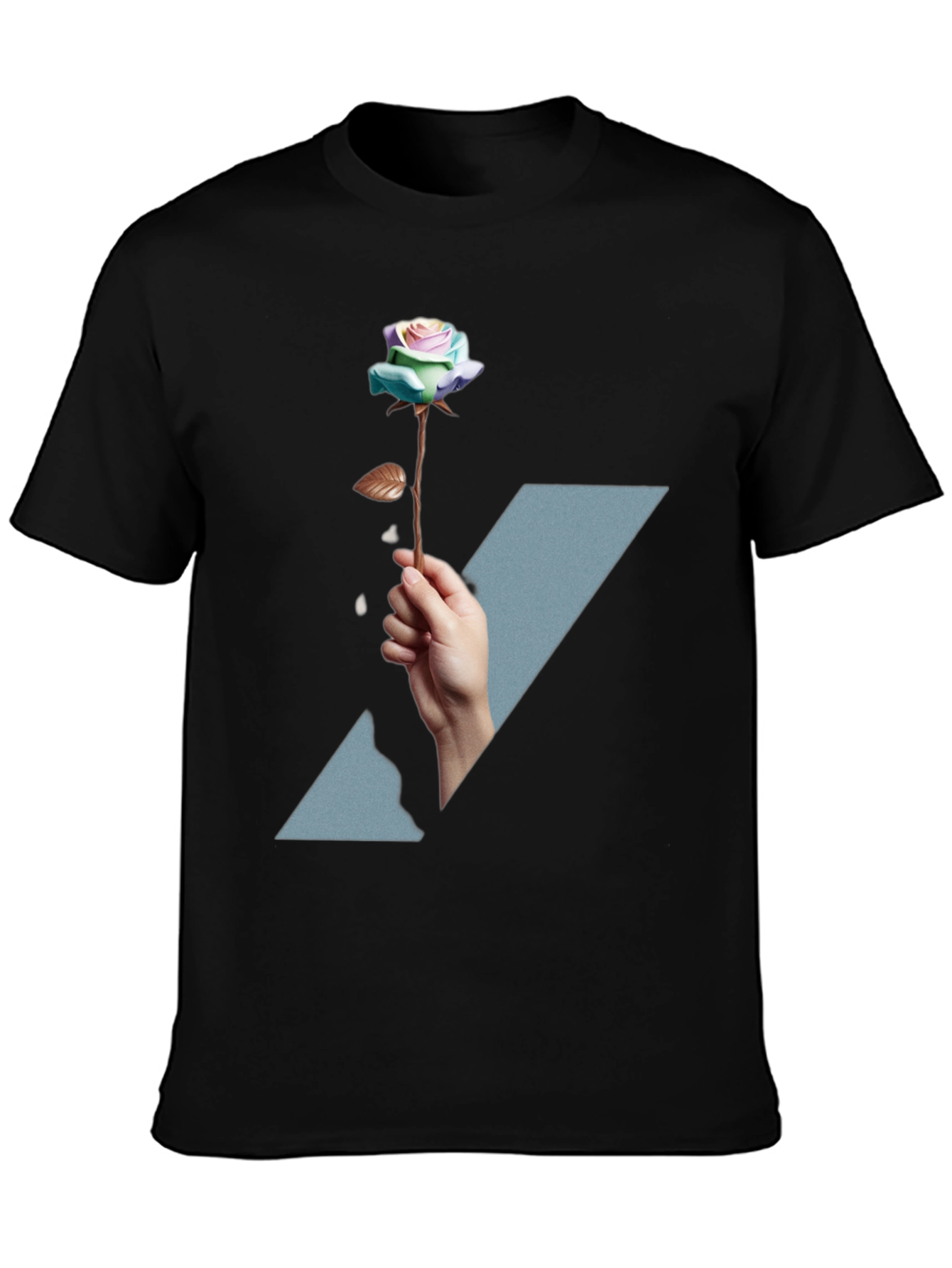 Rose Graphic Tee - Mens Fashion T-Shirt