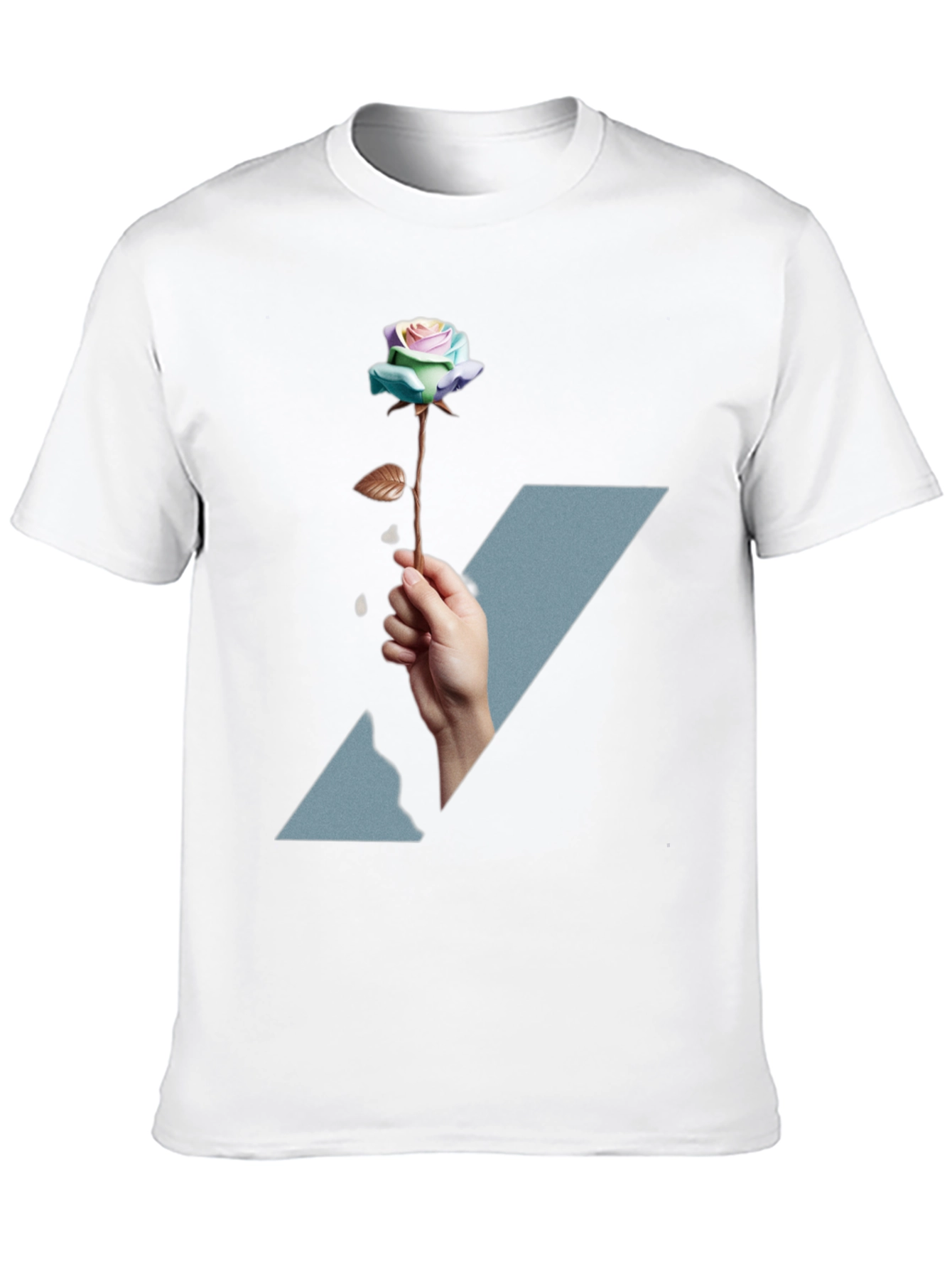 Rose Graphic Tee - Mens Fashion T-Shirt