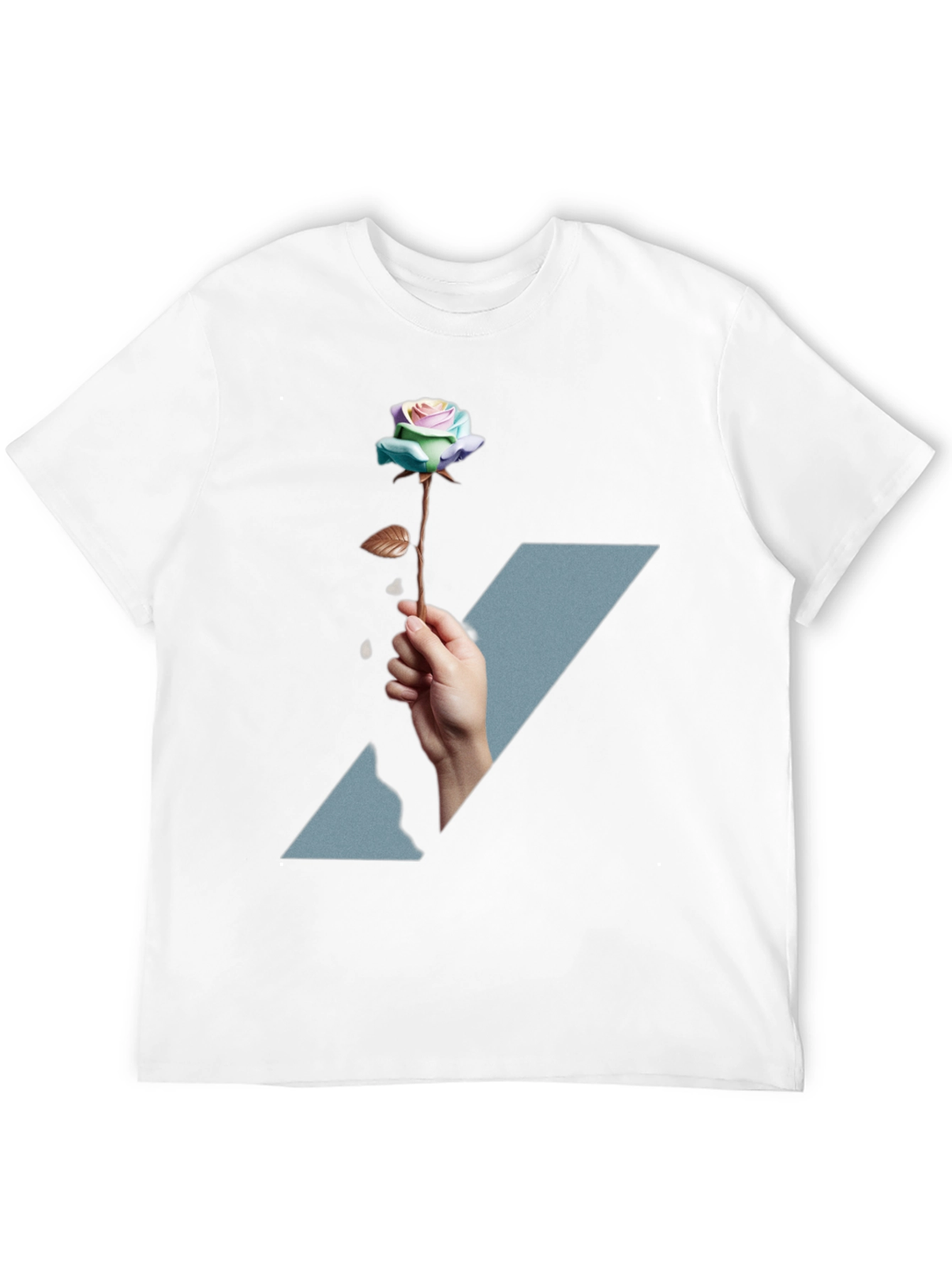 Rose Graphic Tee - Mens Fashion T-Shirt