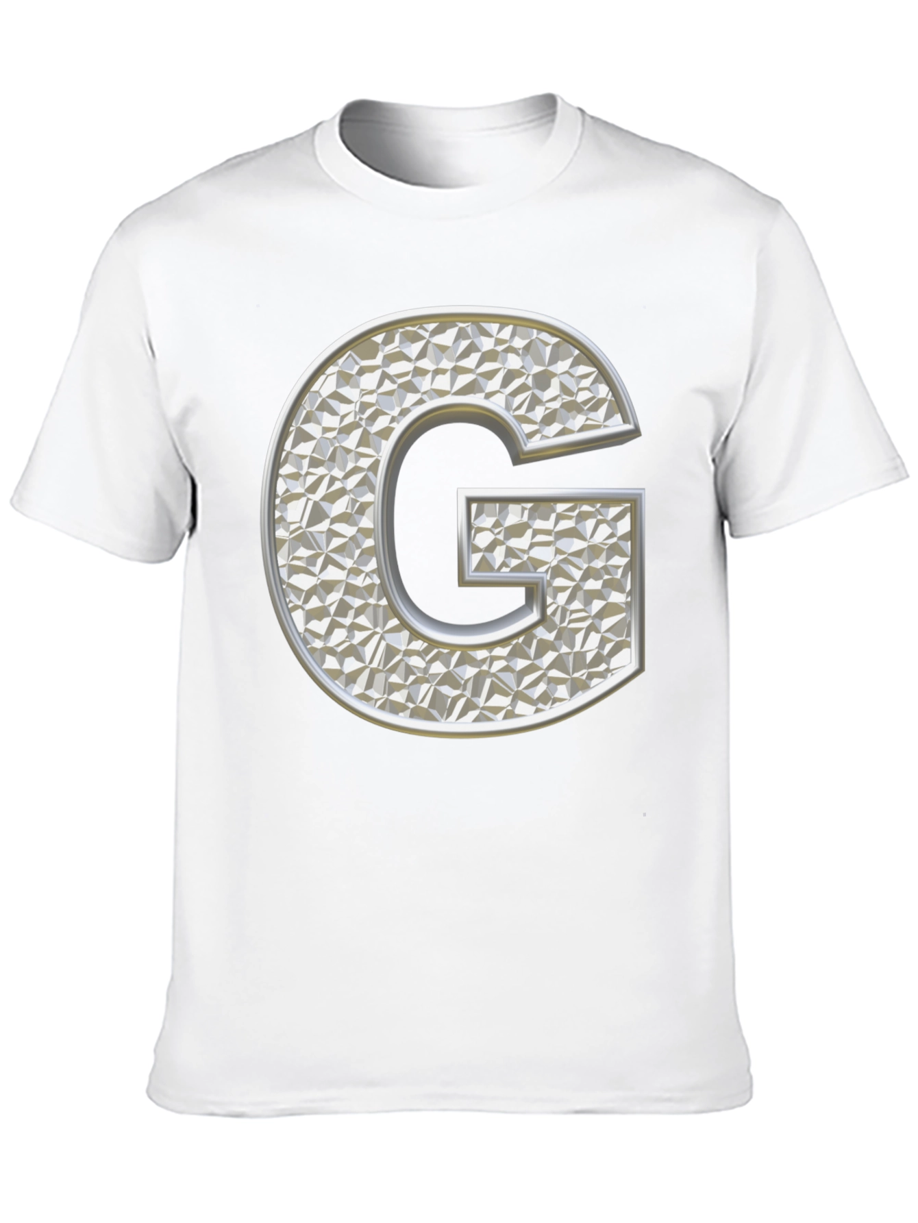 Letter G T-Shirt - Black Graphic Tee