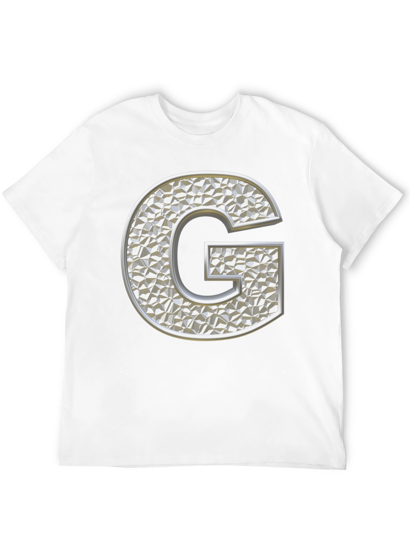 Letter G T-Shirt - Black Graphic Tee
