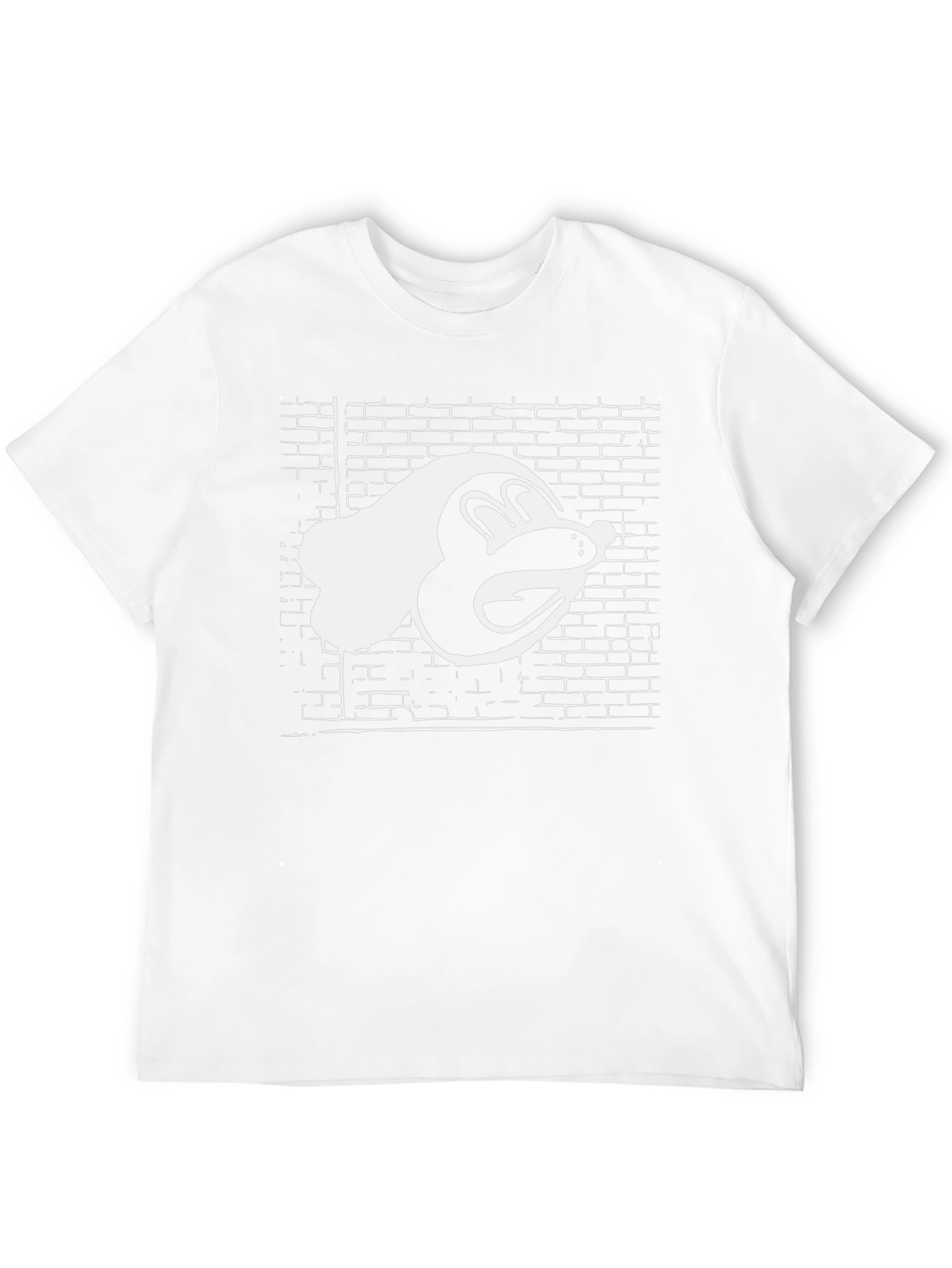 Retro Cartoon Character Tee - Black