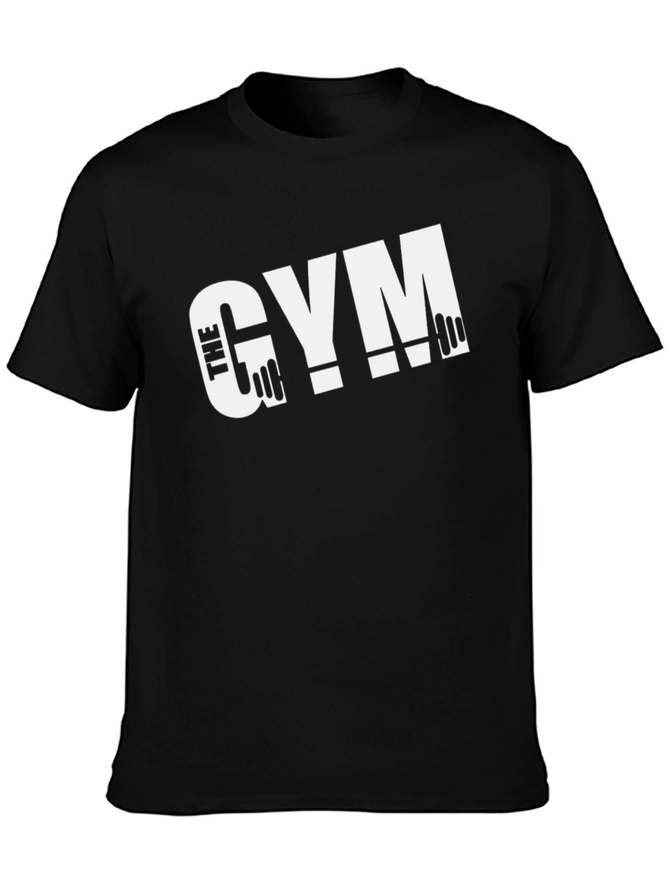 The Gym Black T-Shirt - Workout Ready!