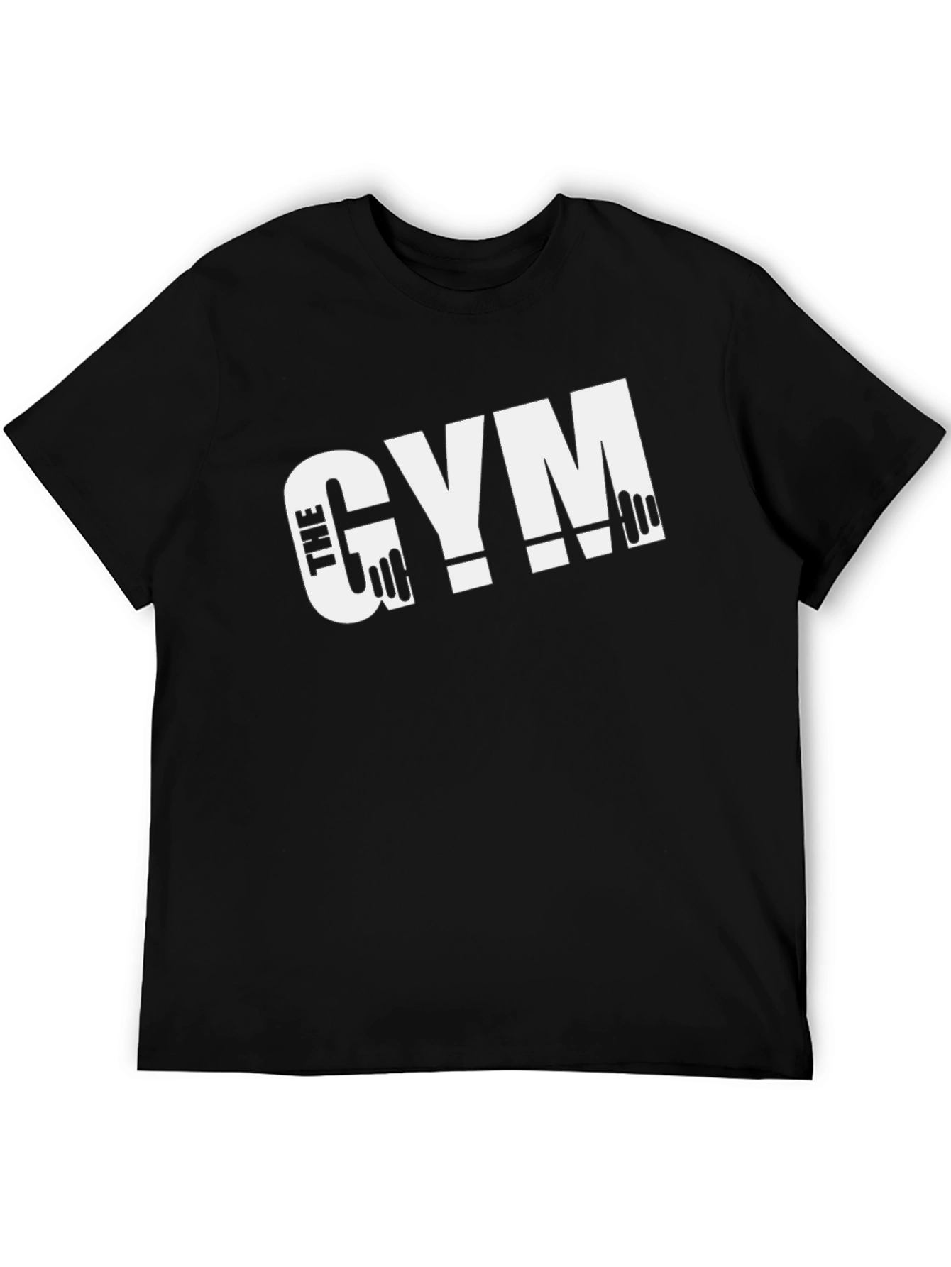 The Gym Black T-Shirt - Workout Ready!