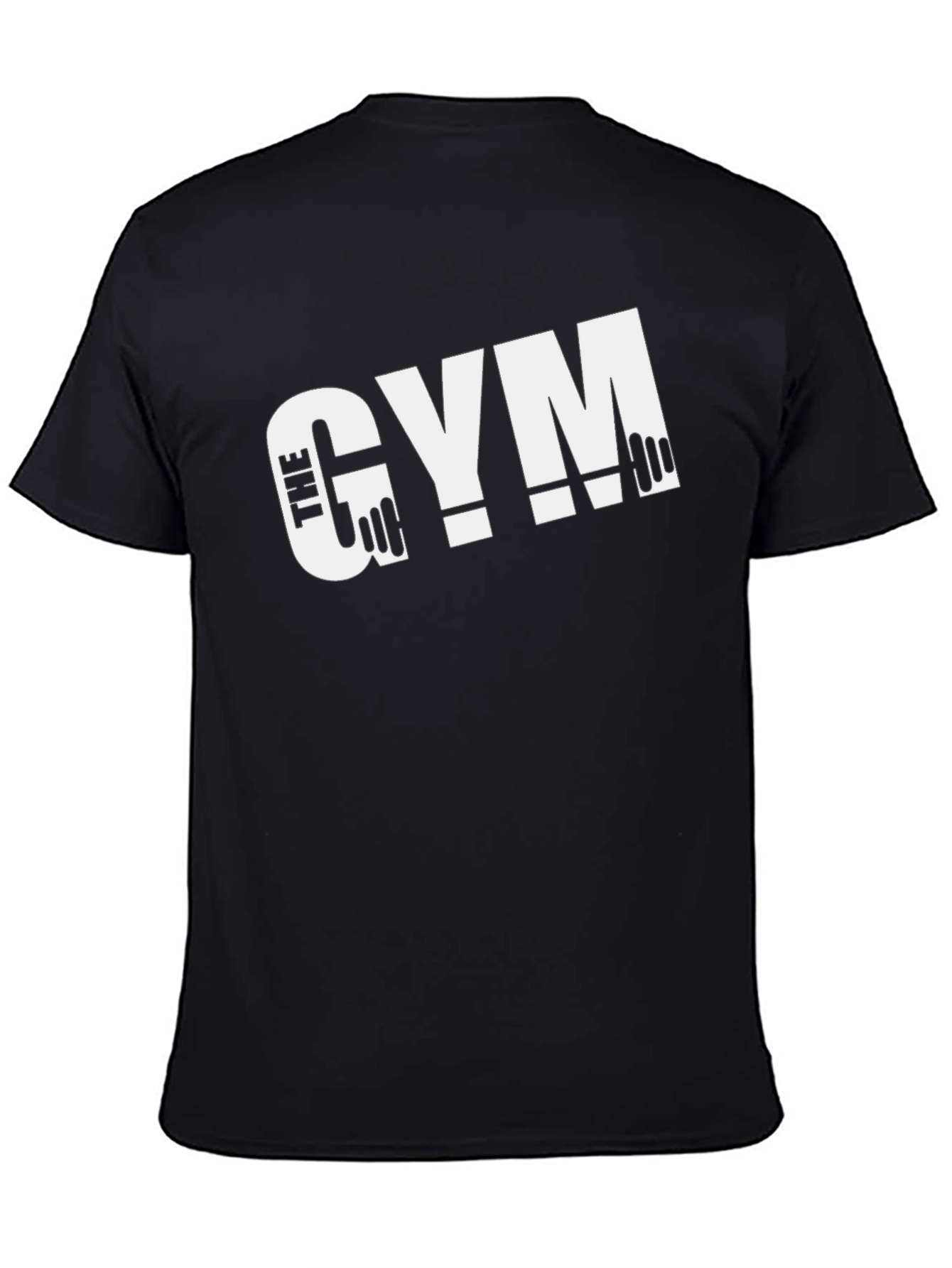 The Gym Black T-Shirt - Workout Ready!
