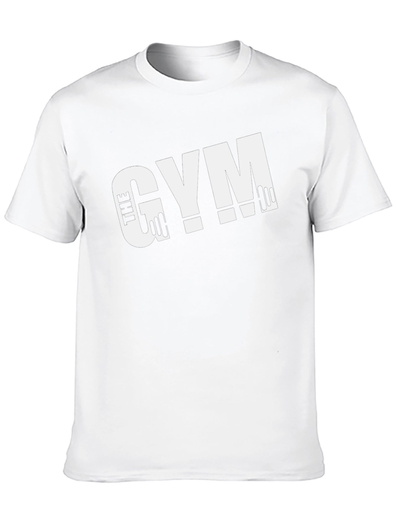 The Gym Black T-Shirt - Workout Ready!