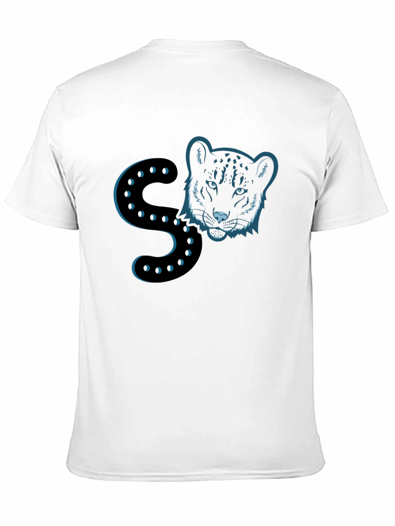 Black Panther Initial S Mens T-Shirt