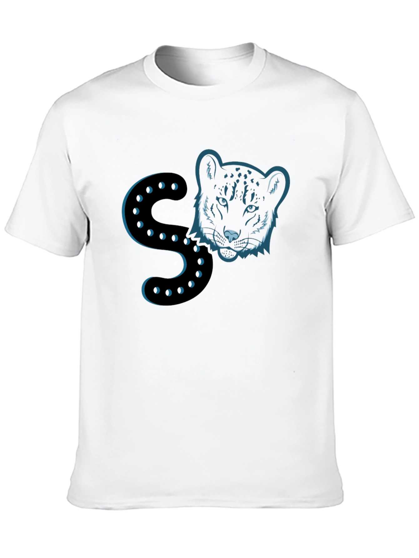 Black Panther Initial S Mens T-Shirt